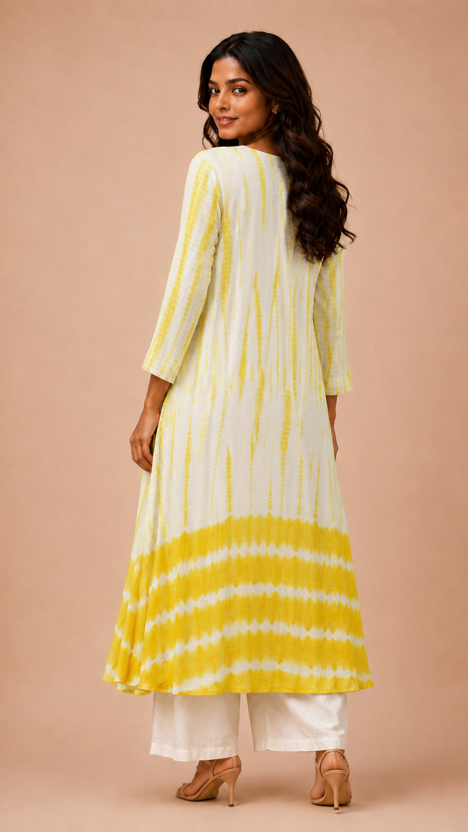 Straight long kurta with pant traditional ware