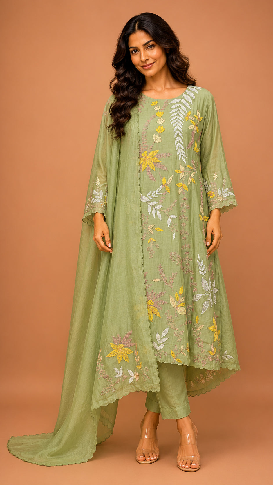 Kurta pant with dupatta (3 piece set)