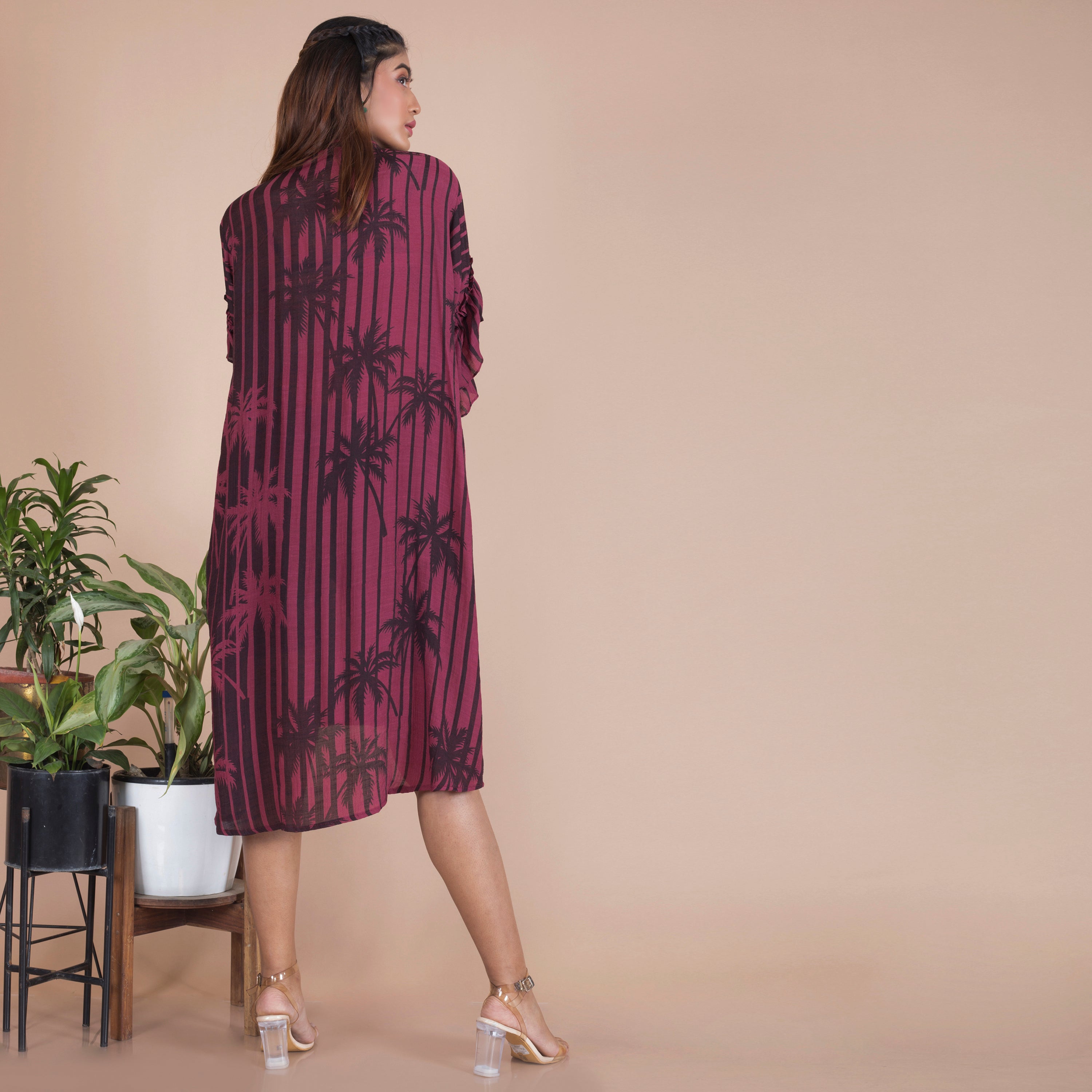 One piece shirt dress