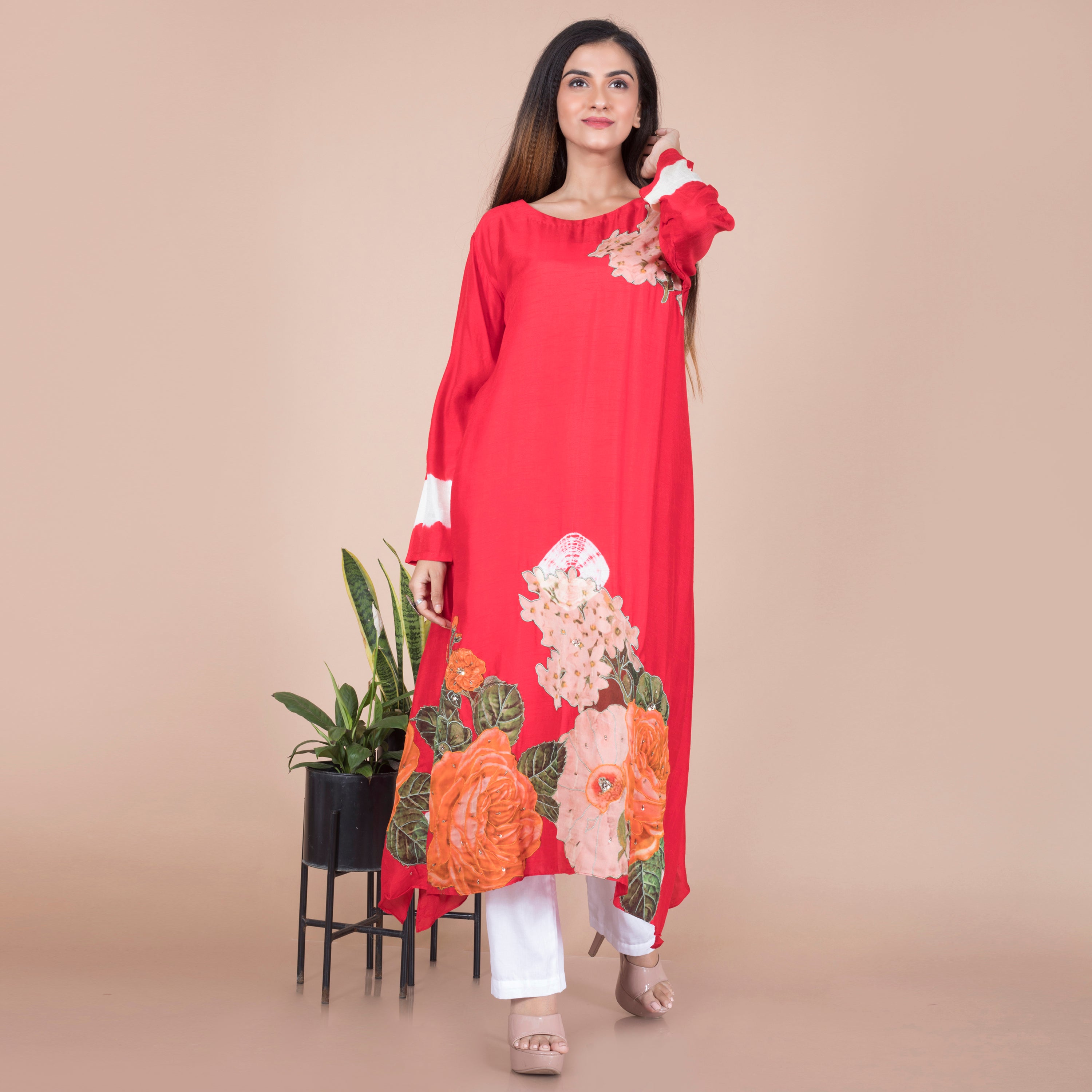 Patch work Kurta Set