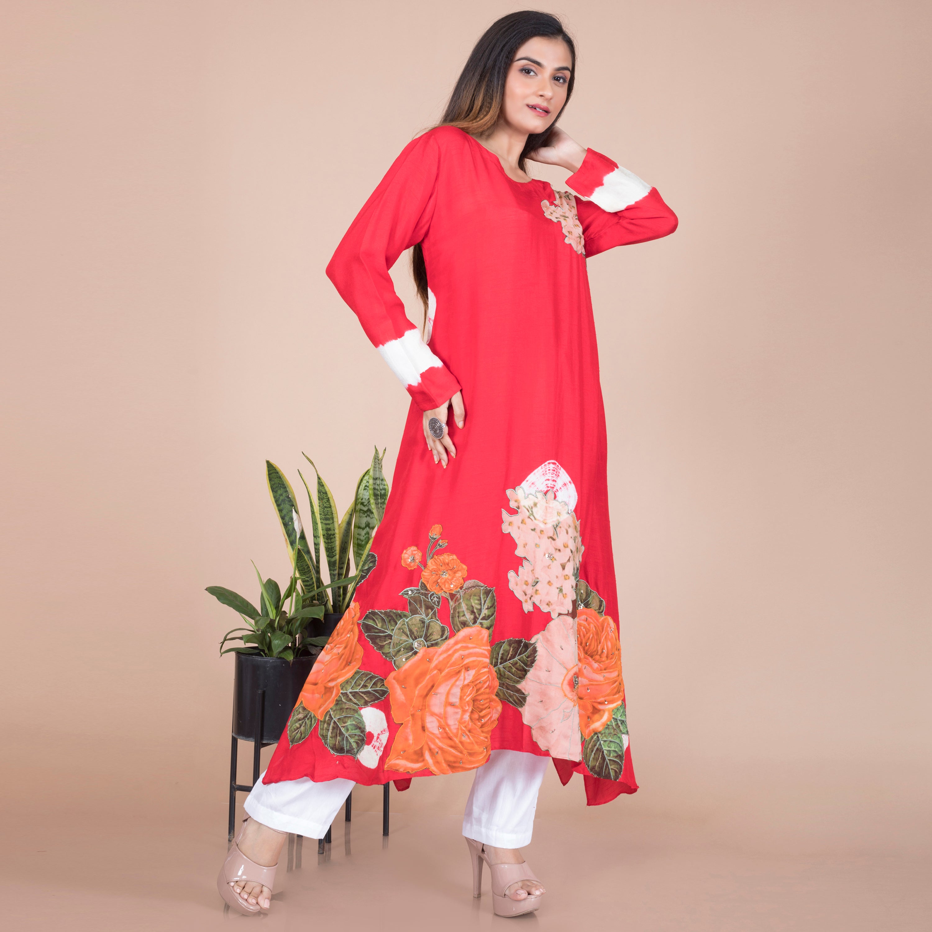 Patch work Kurta Set