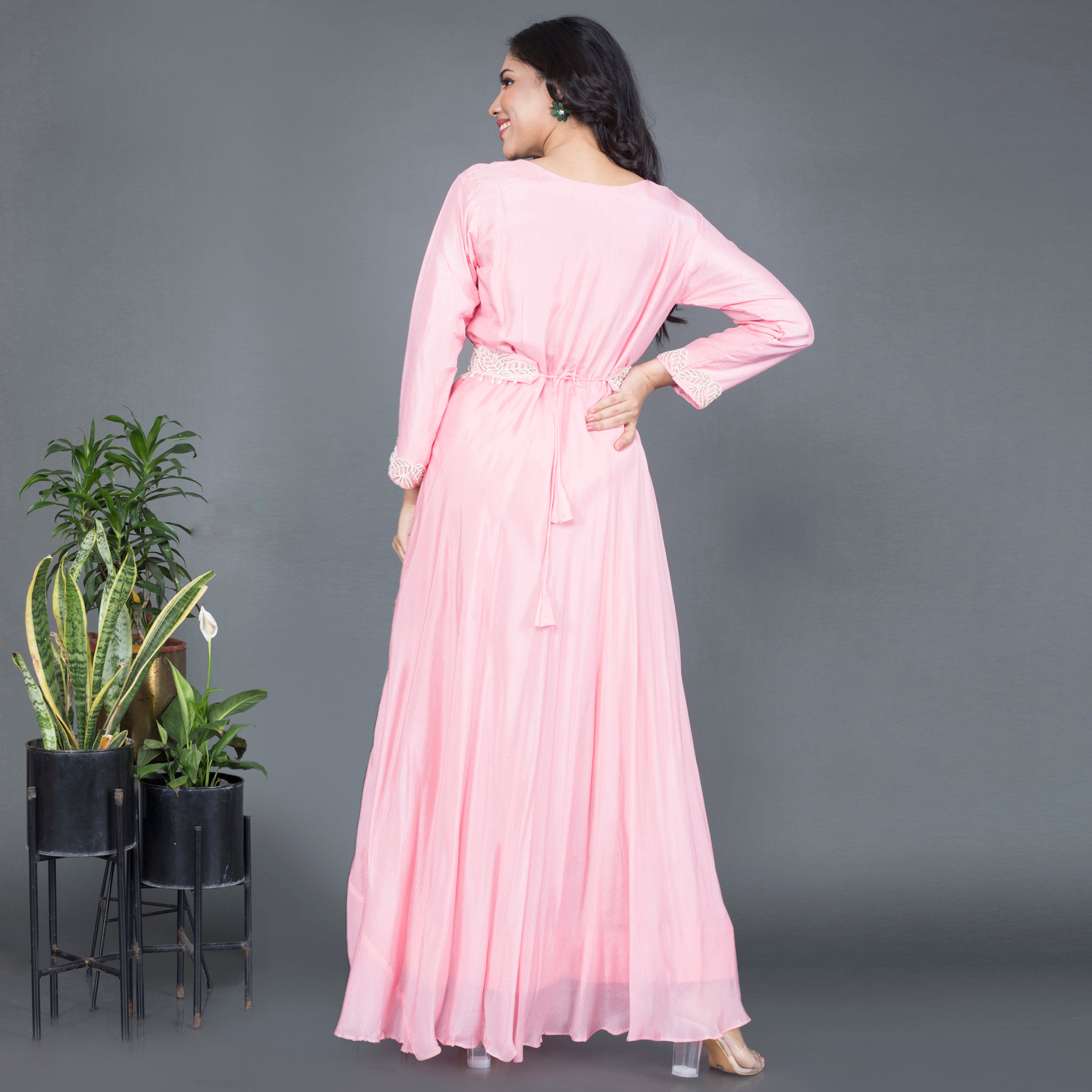 Gown With Waist Belt