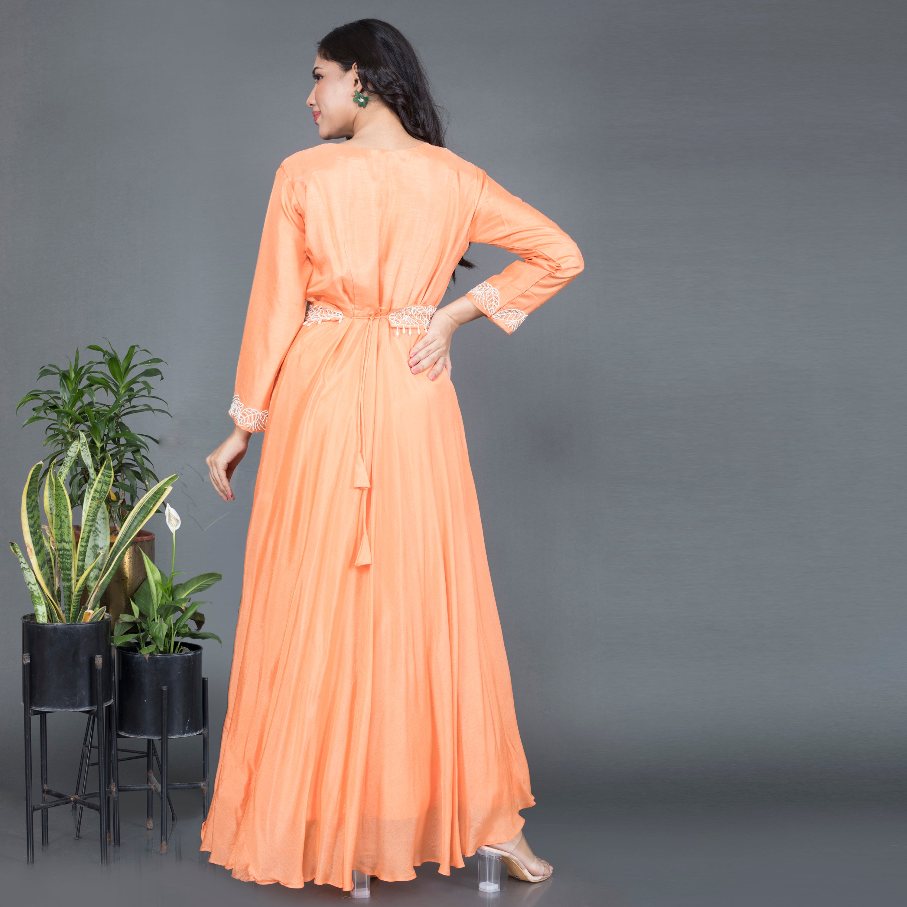 Gown With Waist Belt