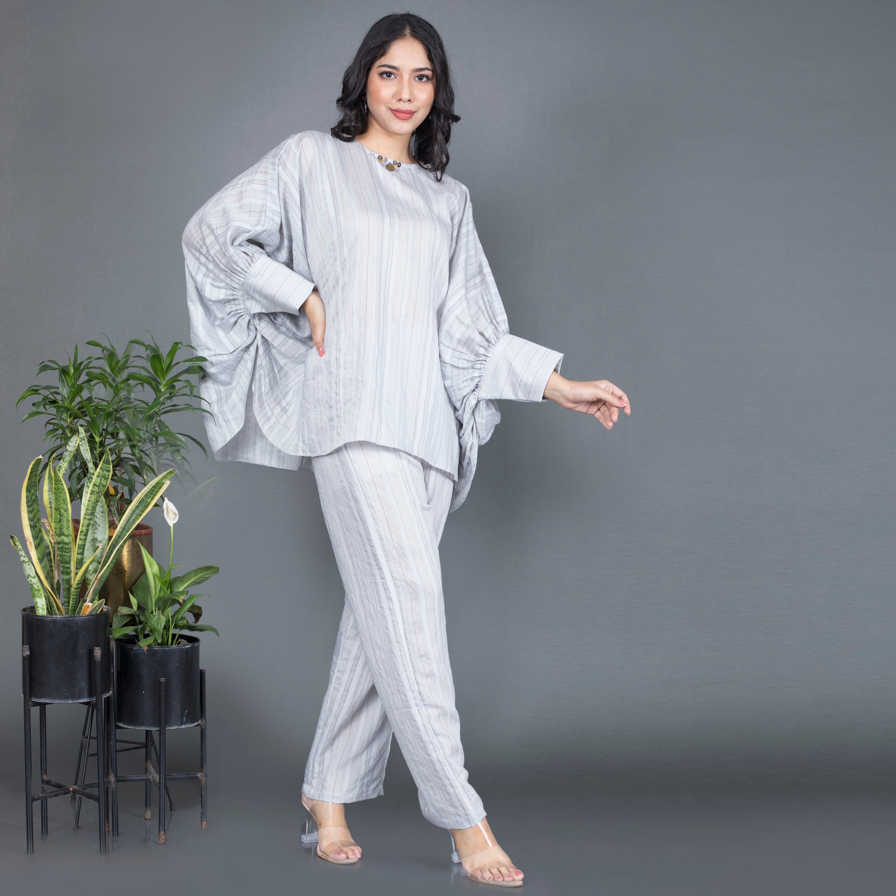 Cotton blend casual Co ord set