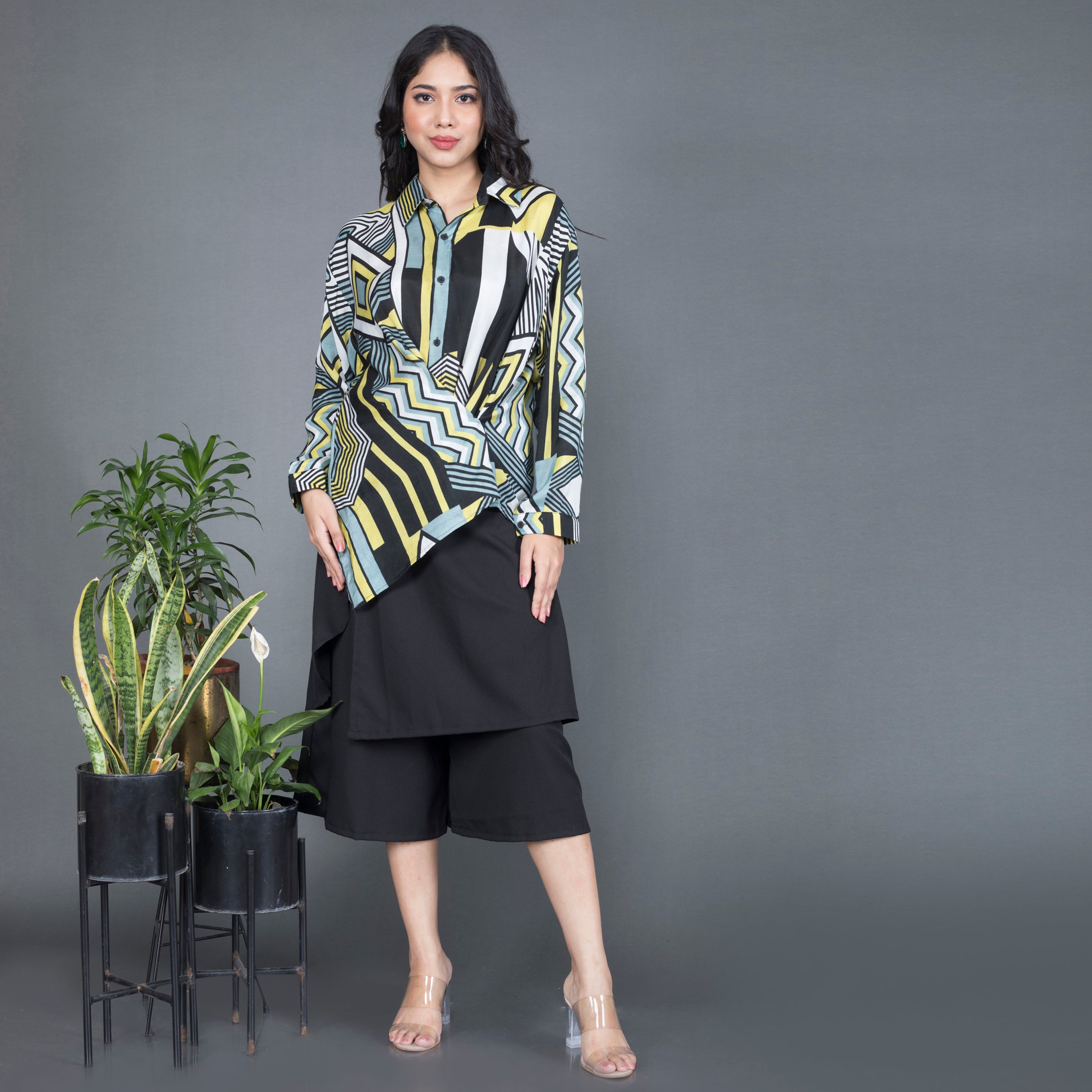 Abstract printed Co Ord Set