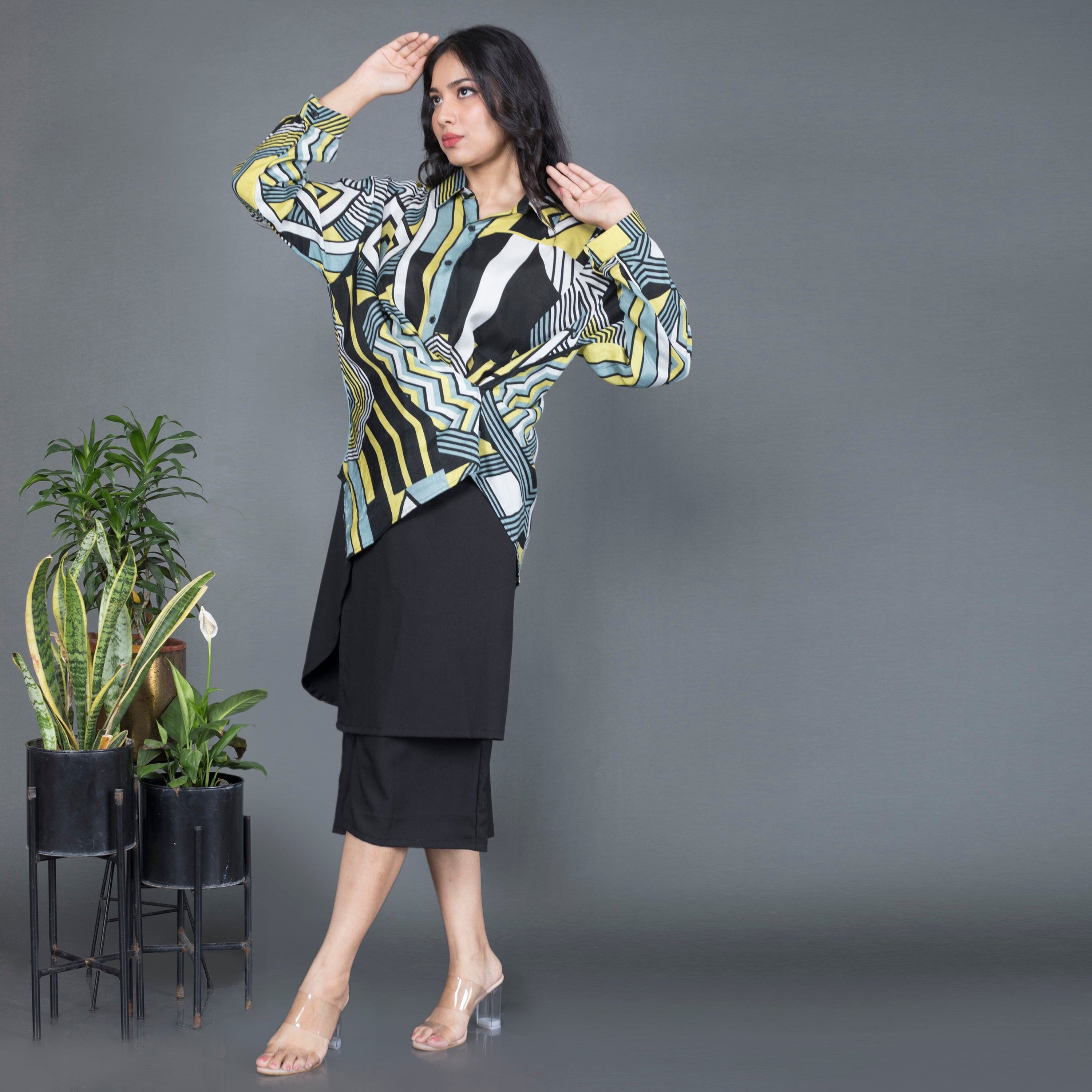 Abstract printed Co Ord Set