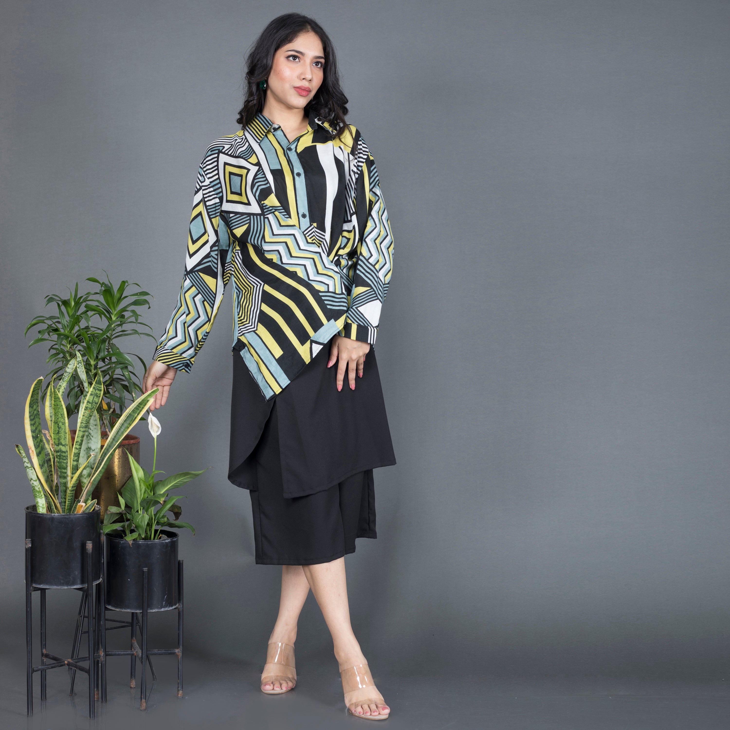 Abstract printed Co Ord Set