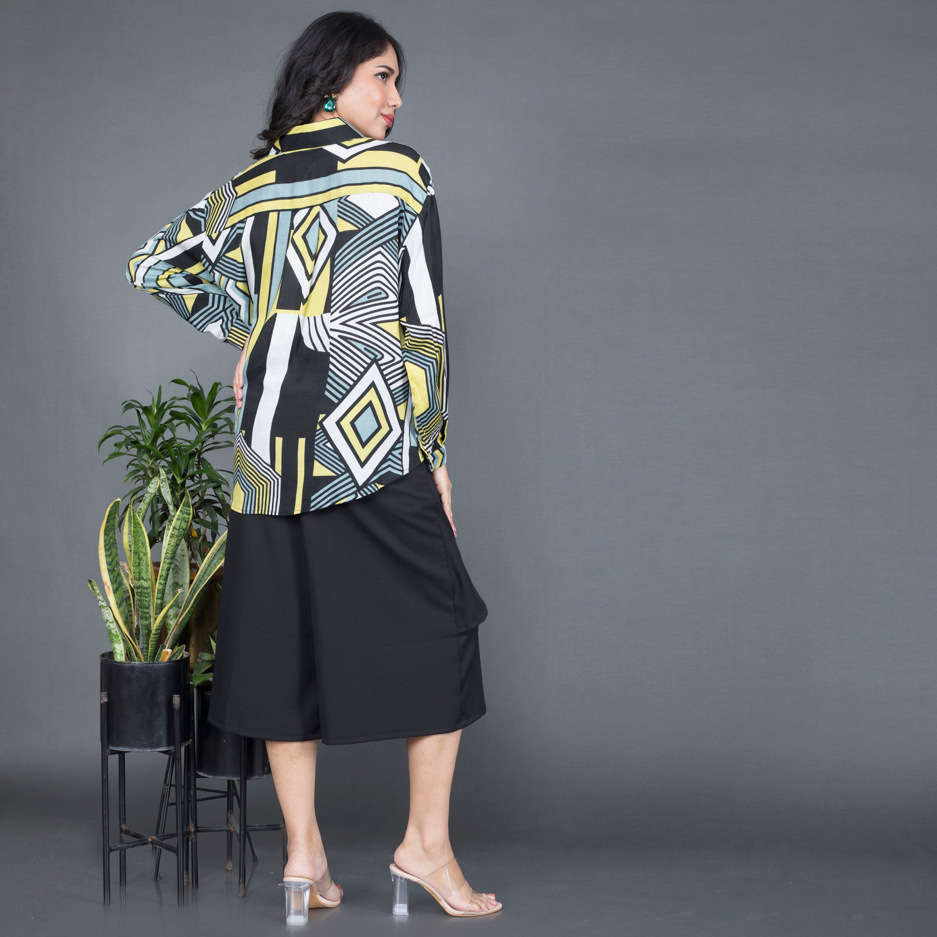 Abstract printed Co Ord Set