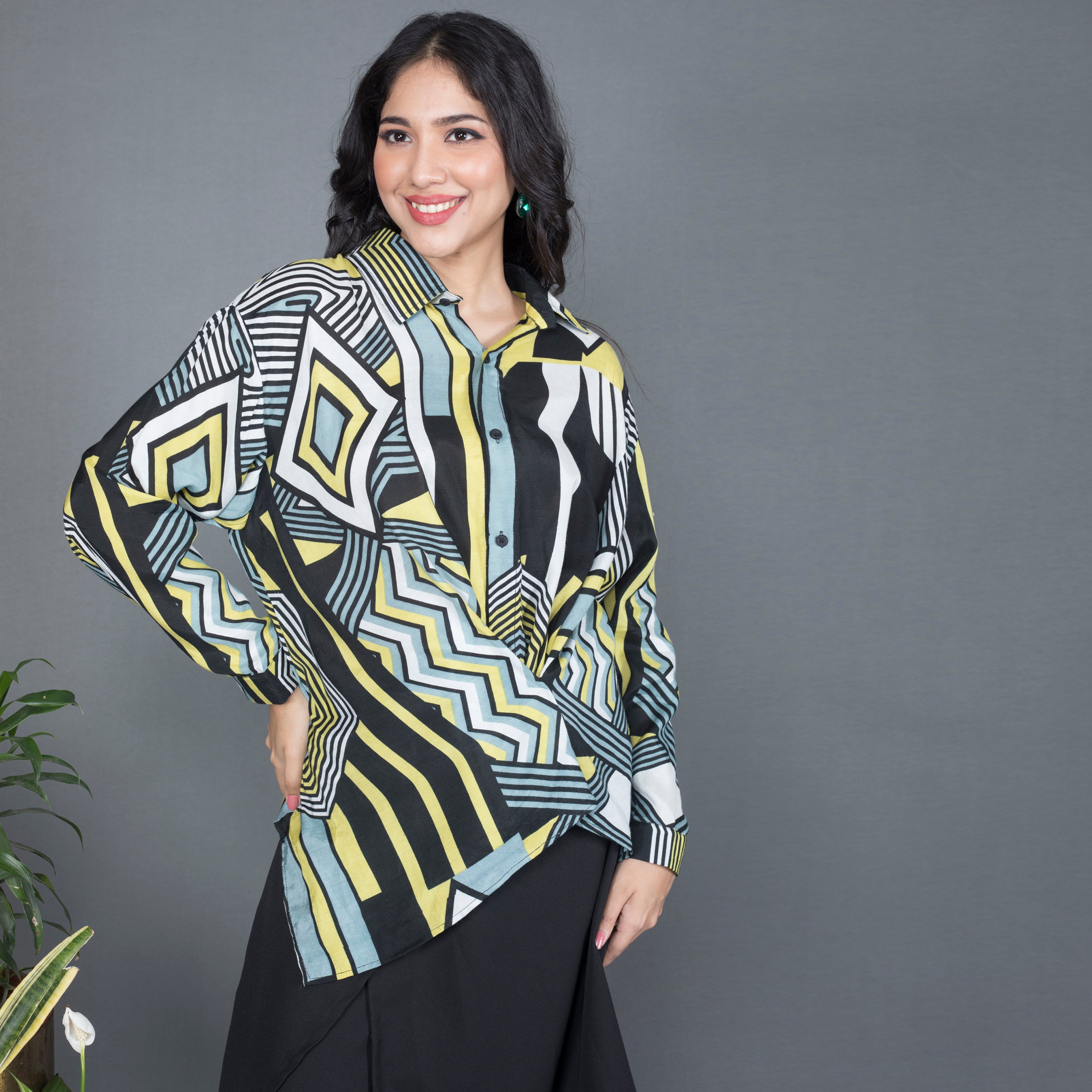 Abstract printed Co Ord Set