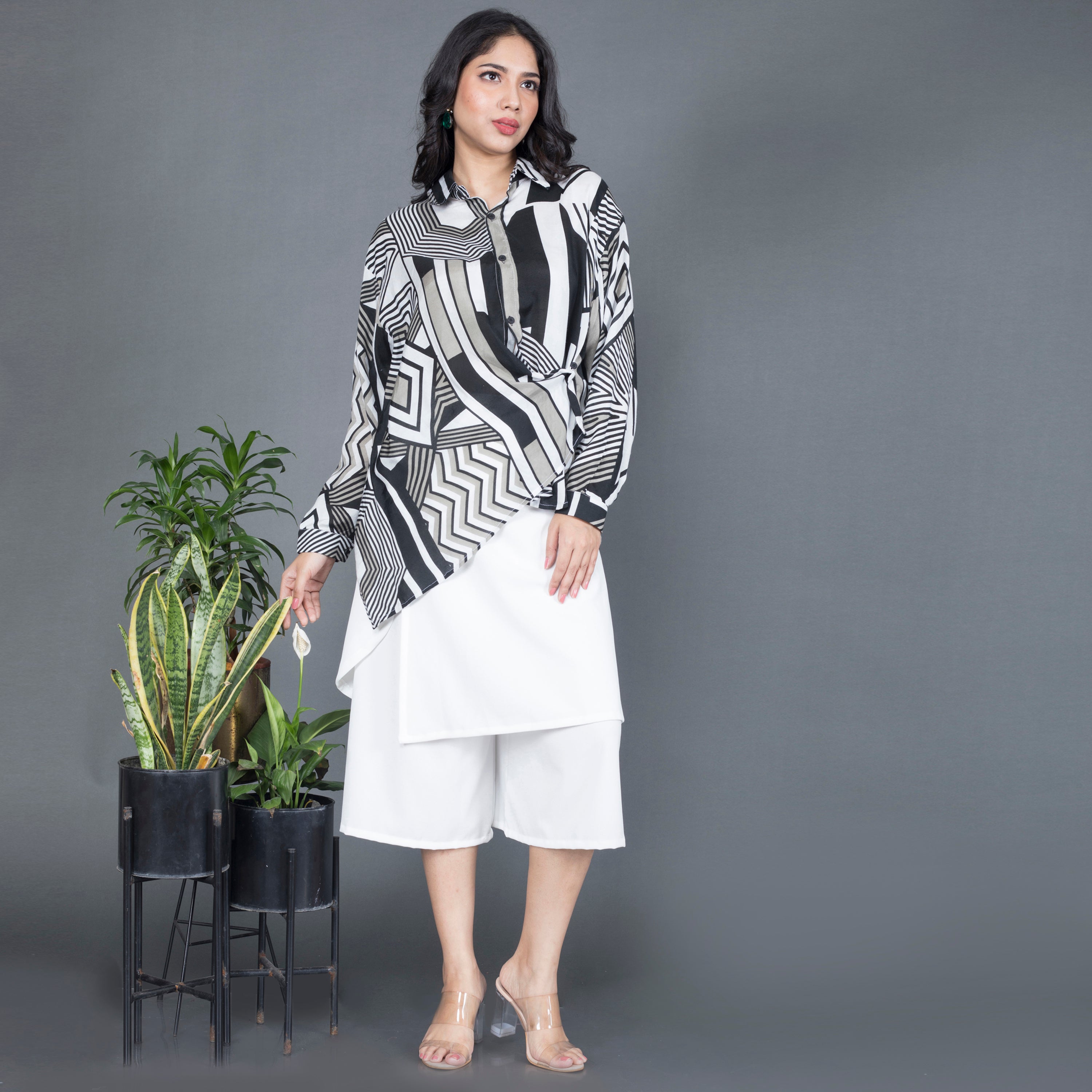 Abstract printed Co Ord Set