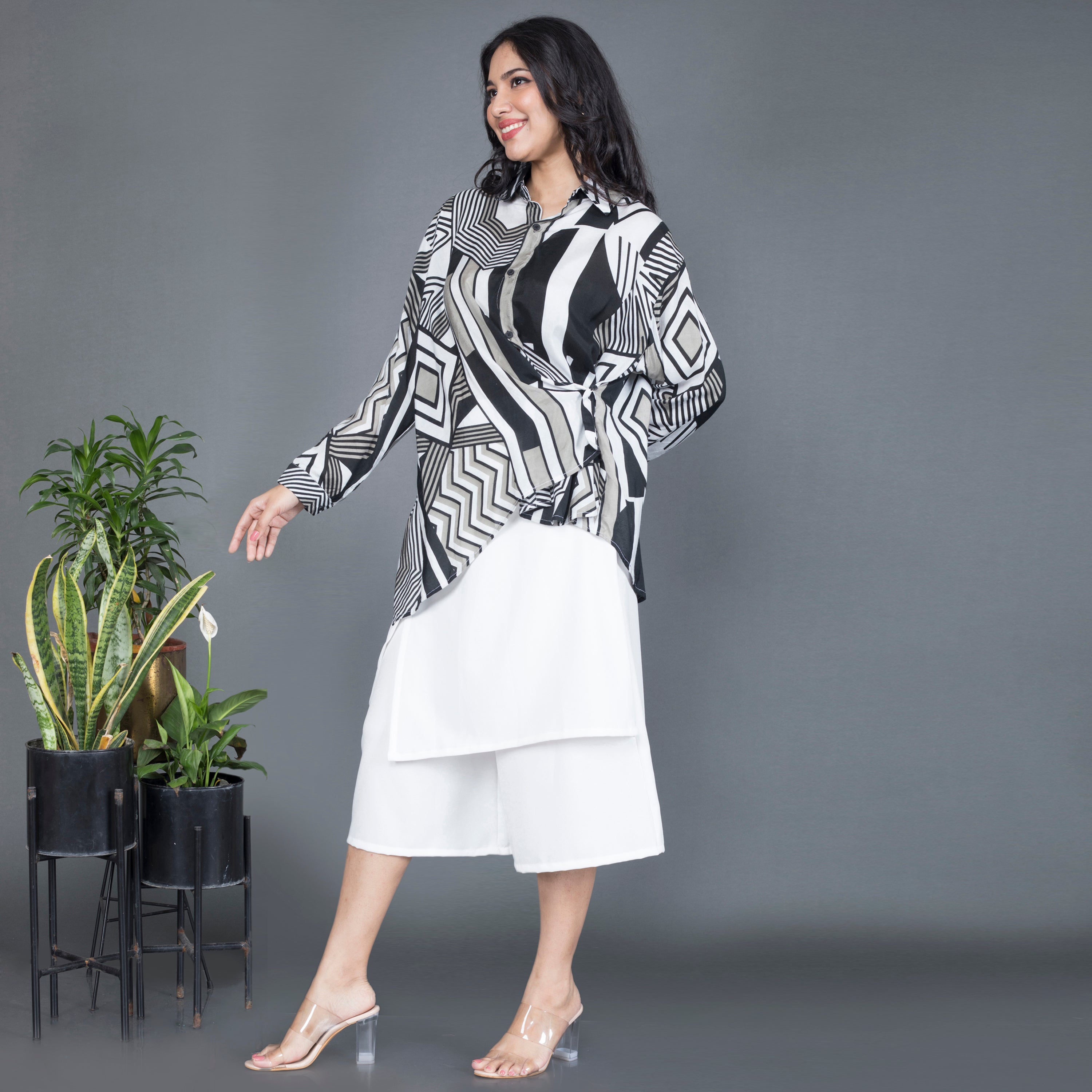 Abstract printed Co Ord Set