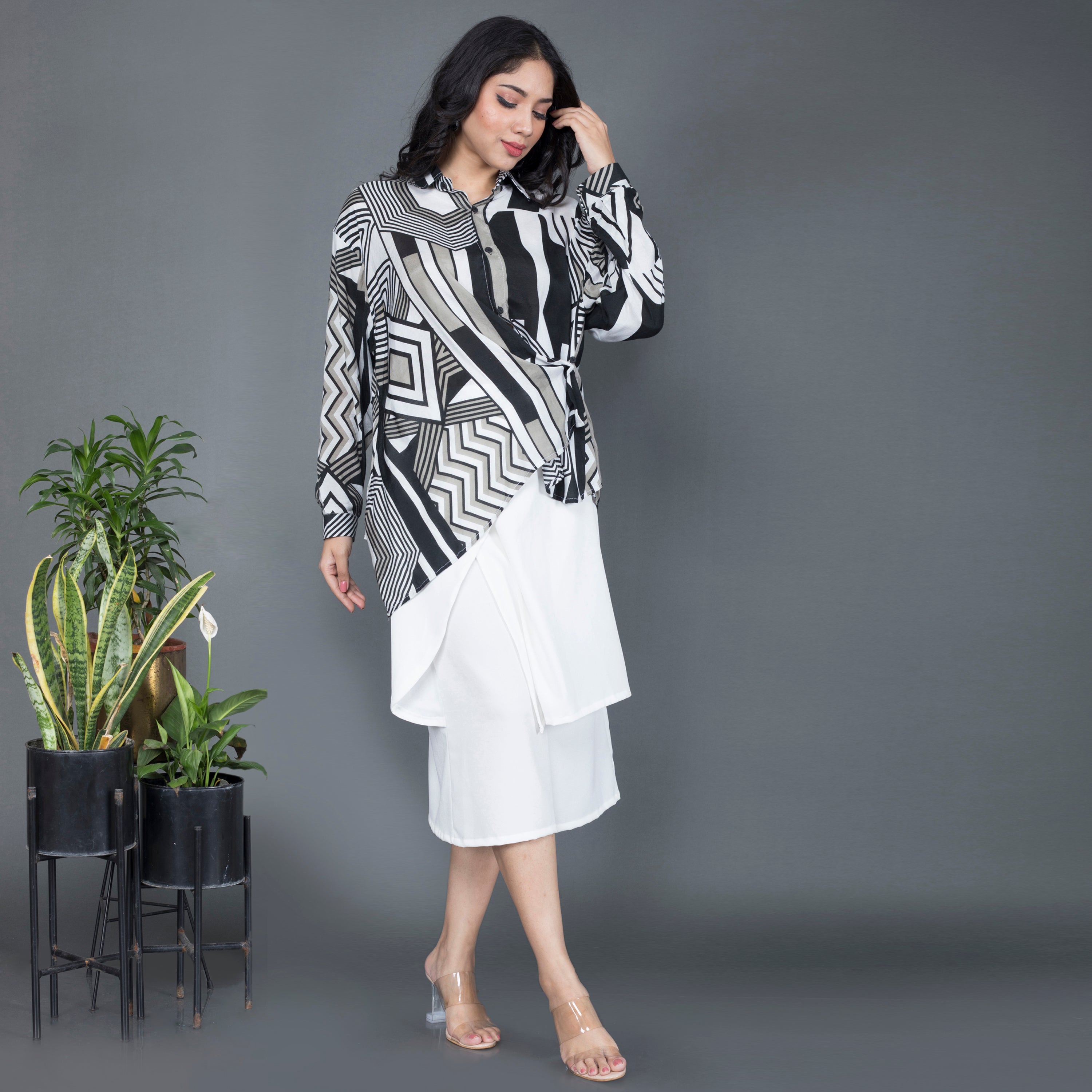 Abstract printed Co Ord Set