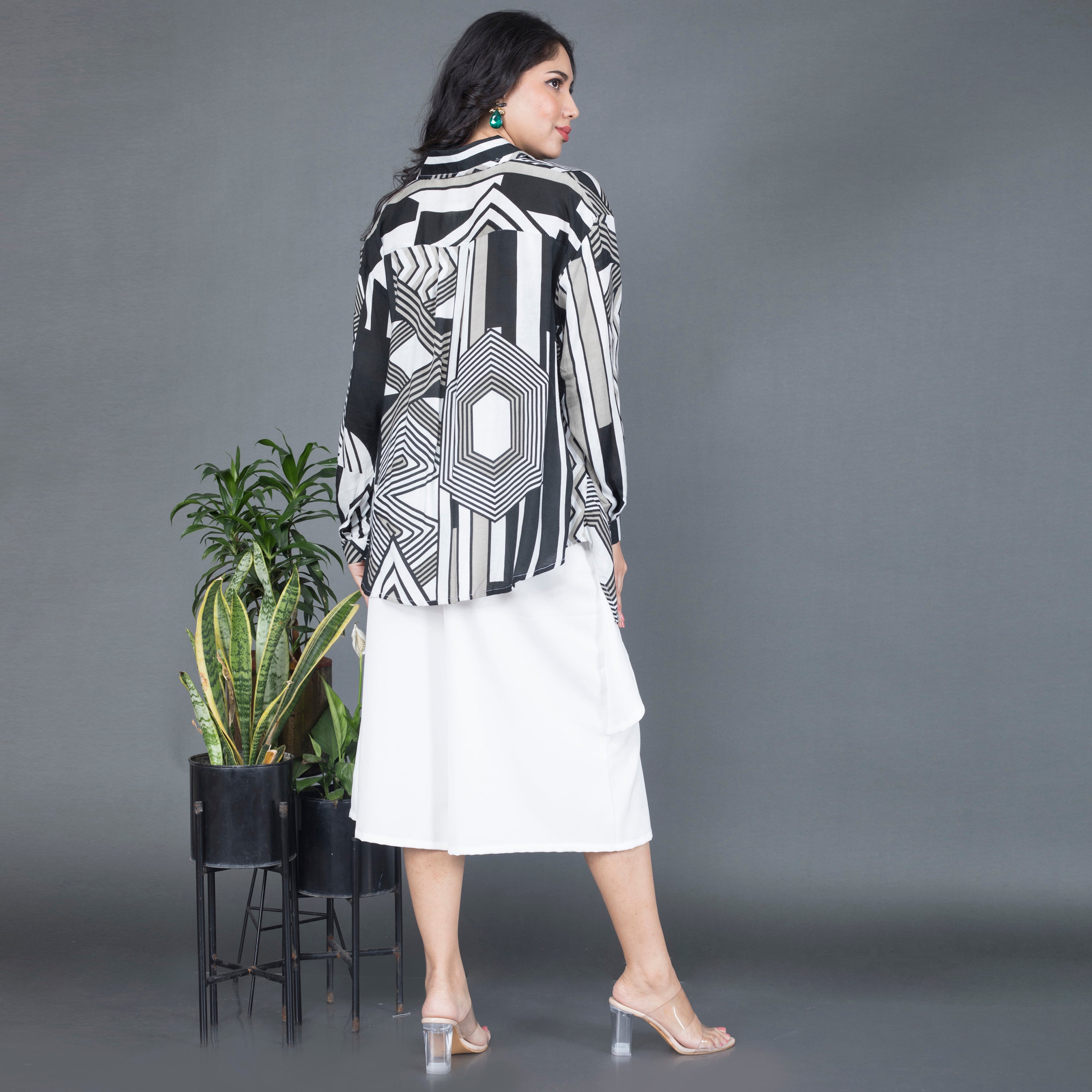 Abstract printed Co Ord Set