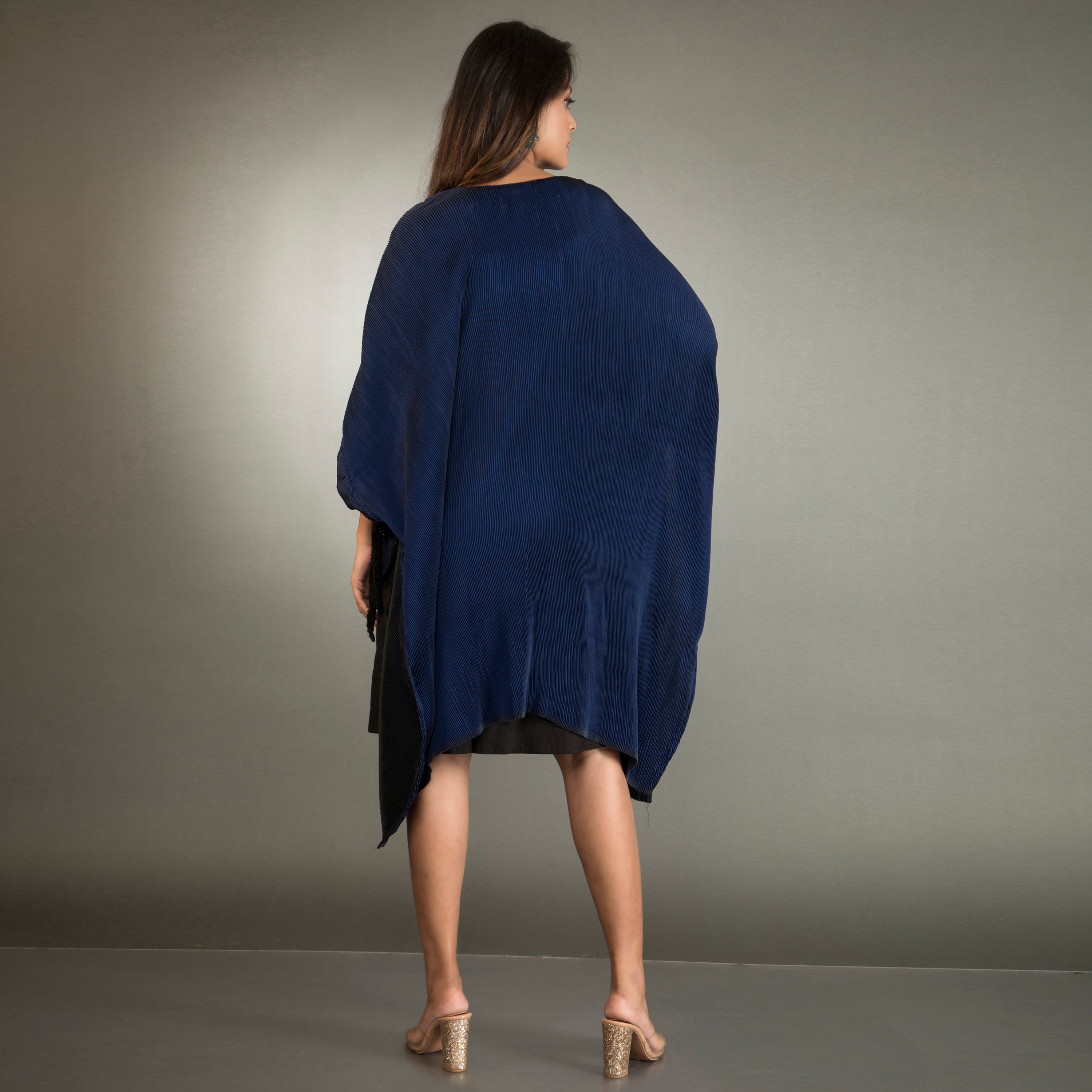 One Piece Kaftan Dress with Embelished Neckline