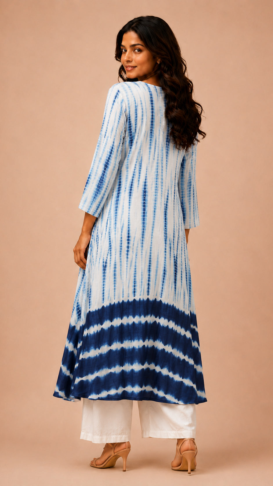Straight long kurta with pant traditional ware