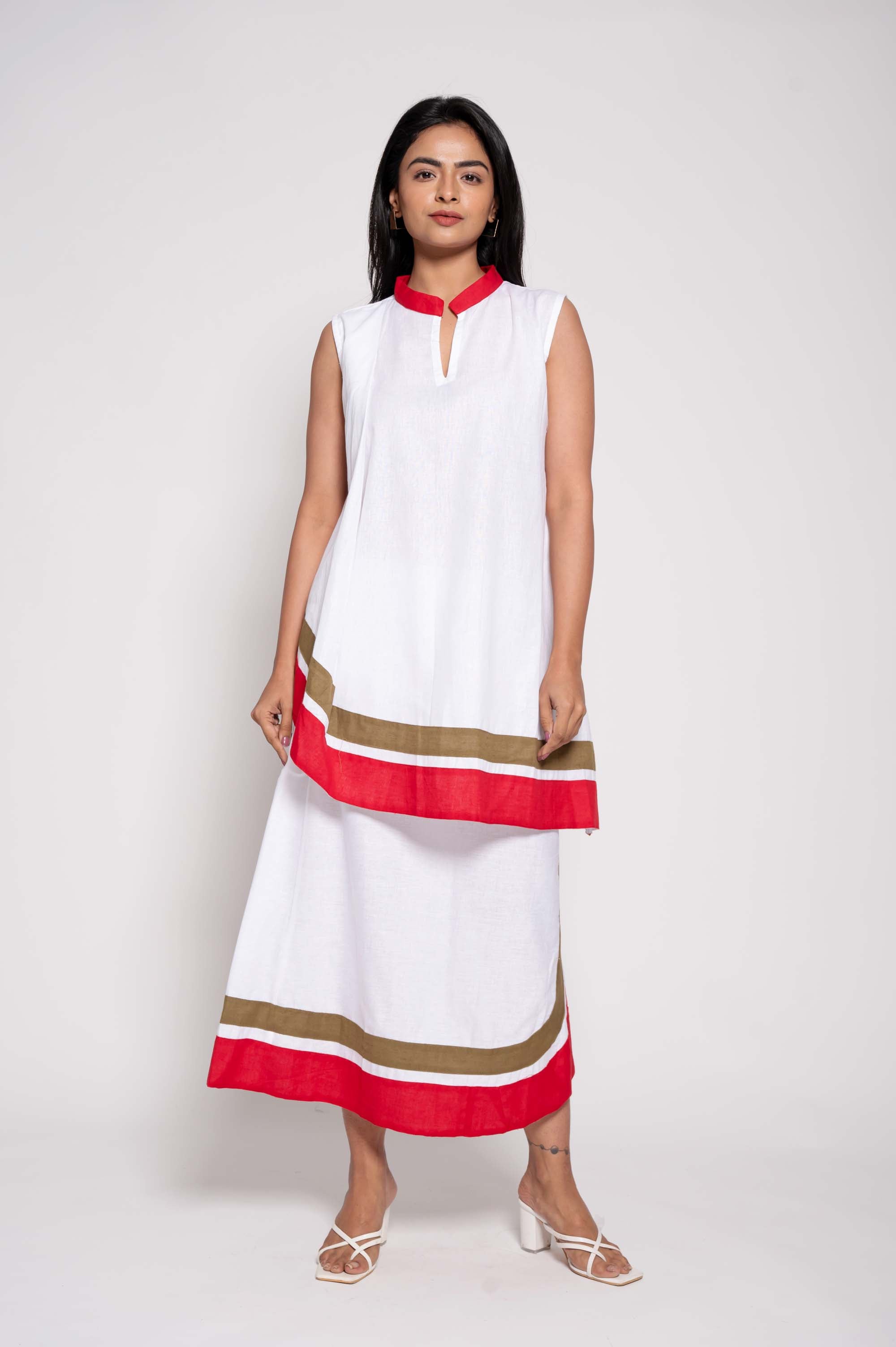 Coord set with border details