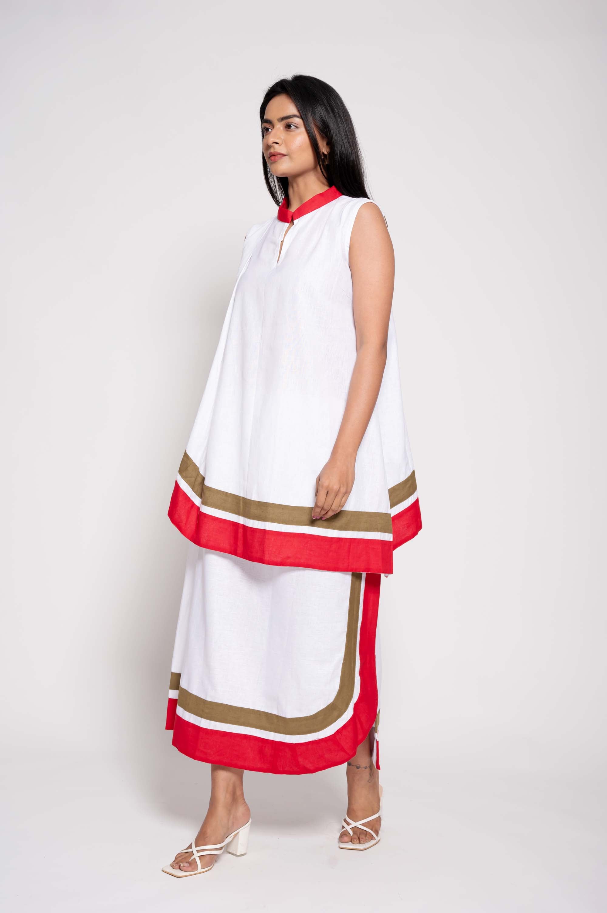 Coord set with border details