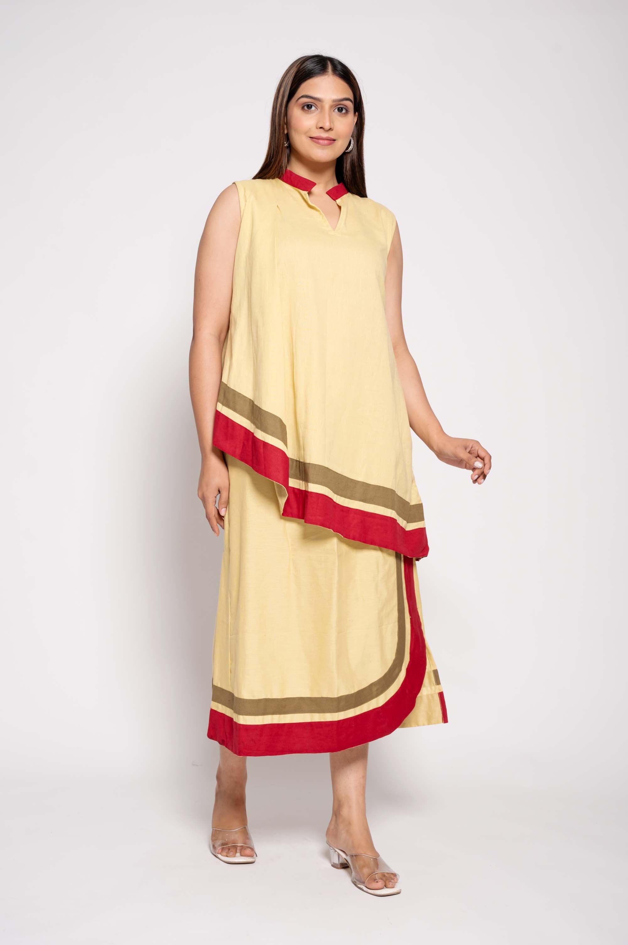 Coord set with border details