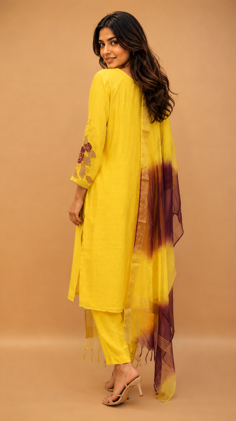 Kurta pant with dupatta (3 piece set) for traditional wear