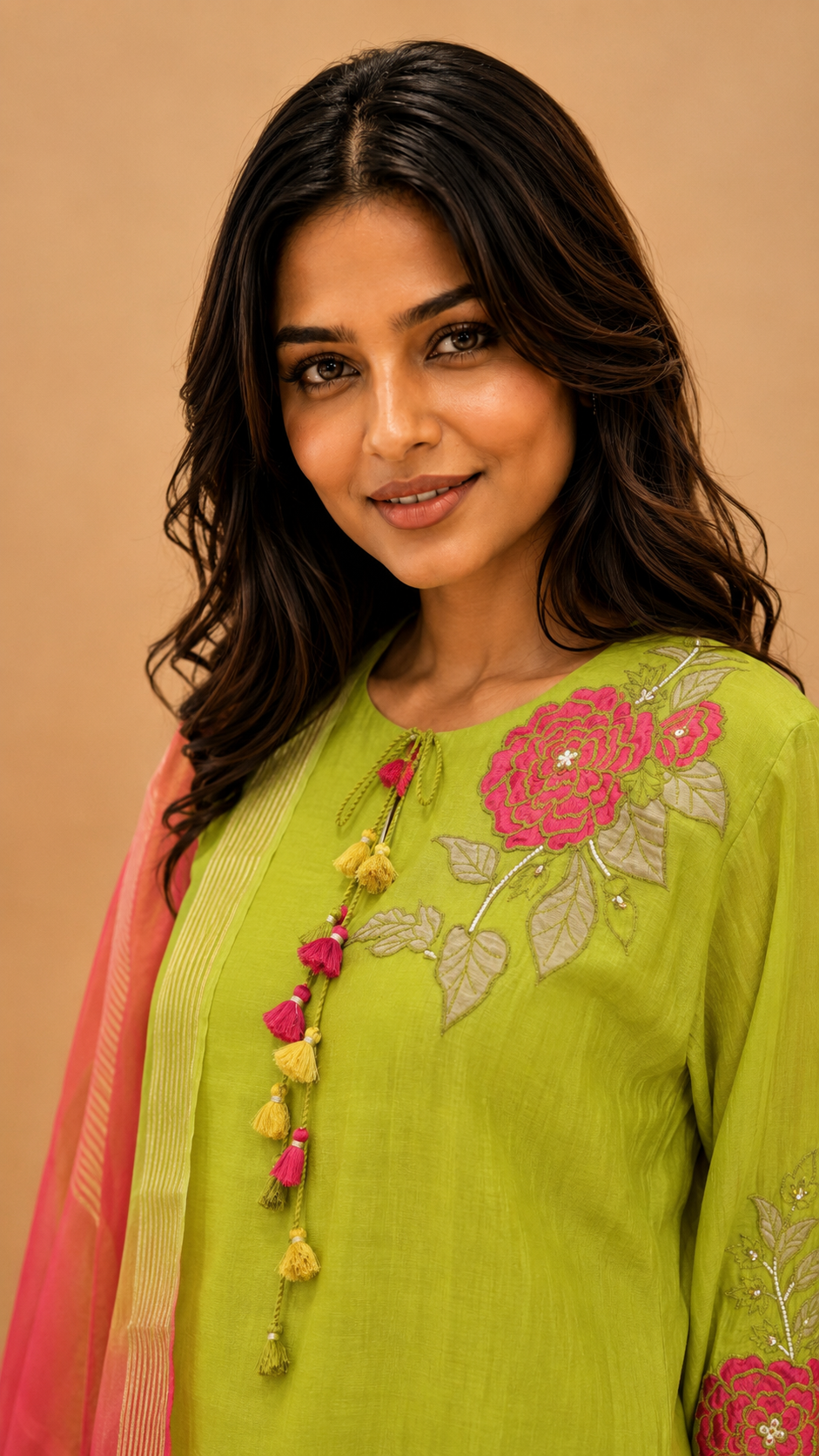 Kurta pant with dupatta (3 piece set) for traditional wear
