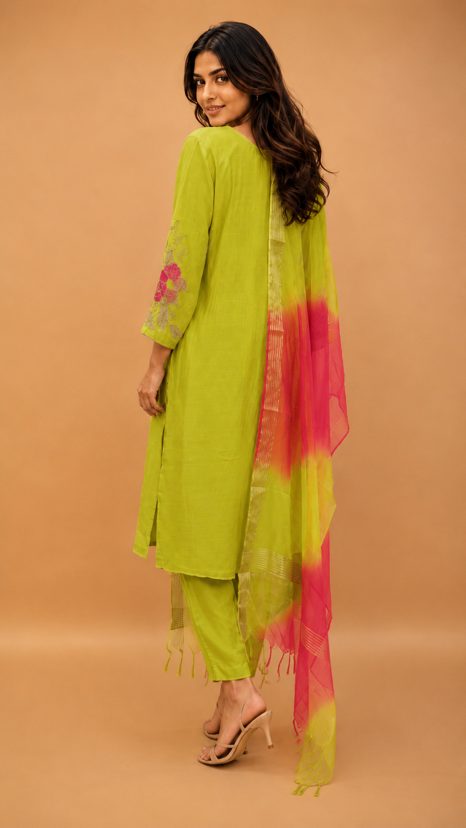 Kurta pant with dupatta (3 piece set) for traditional wear