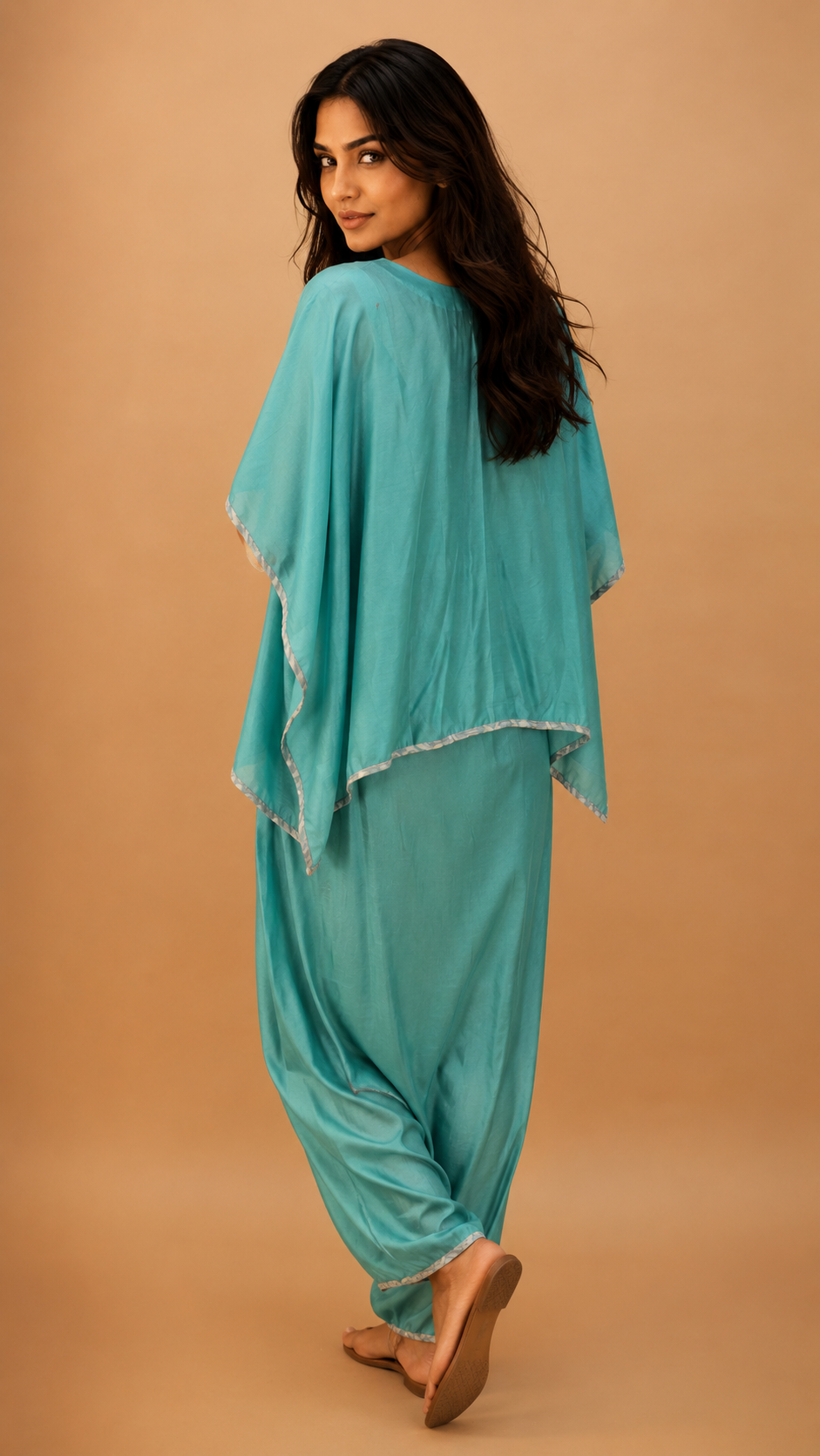 Skirt dhoti with heavy kurta for Party wear