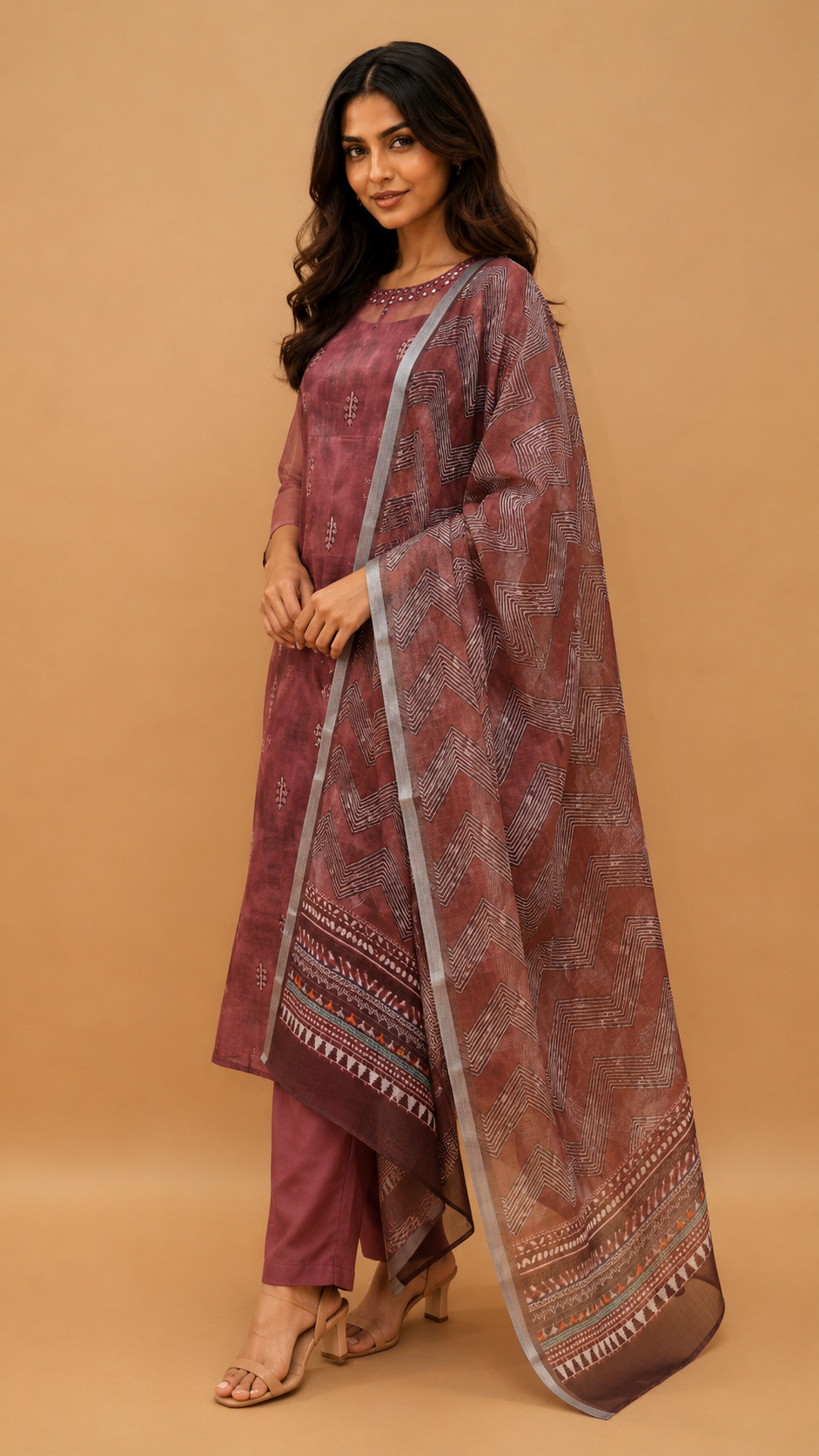 Kurta pant with dupatta (3 piece set) for traditional wear