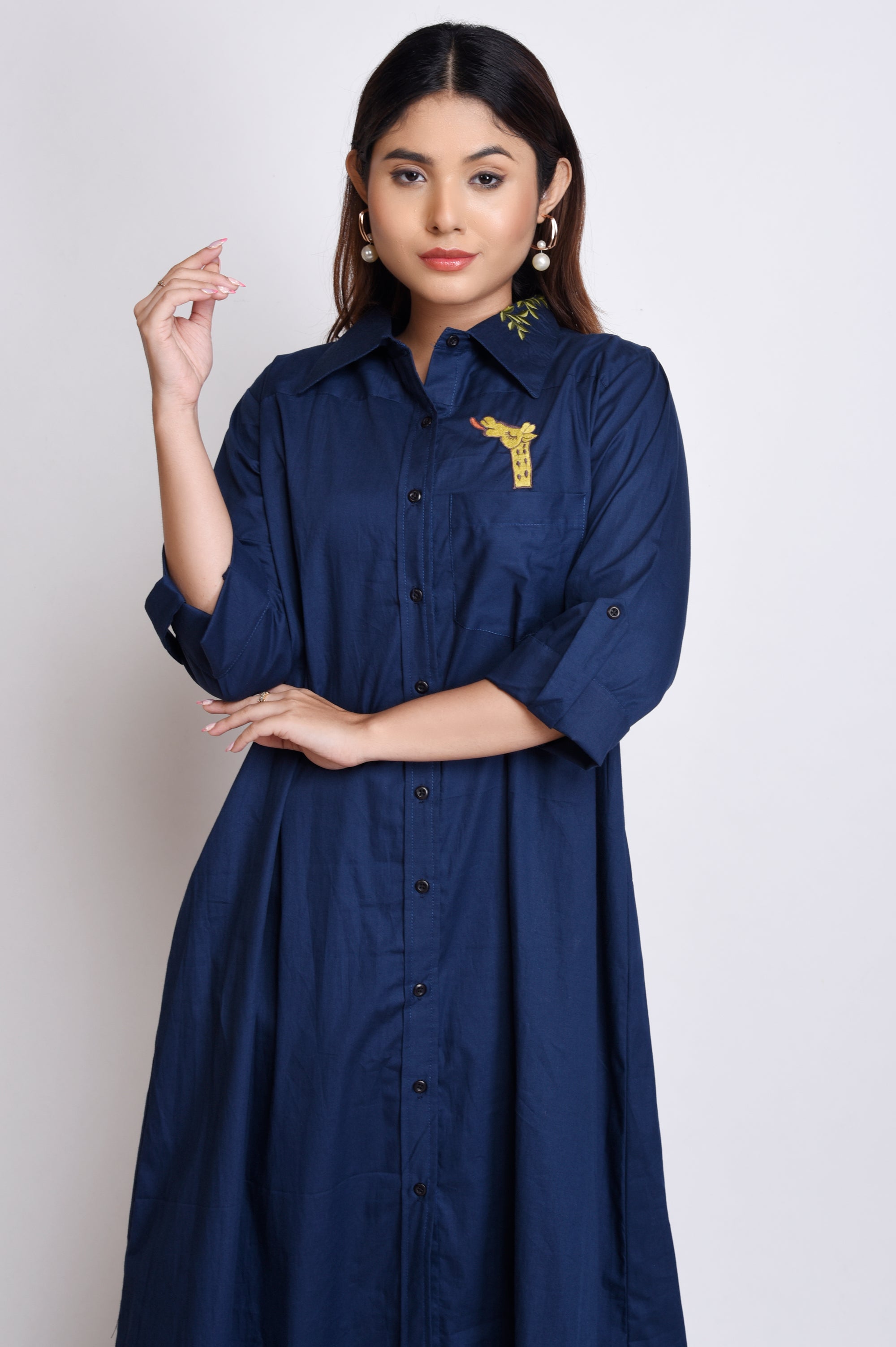 Smart Embroidery Kurta Set