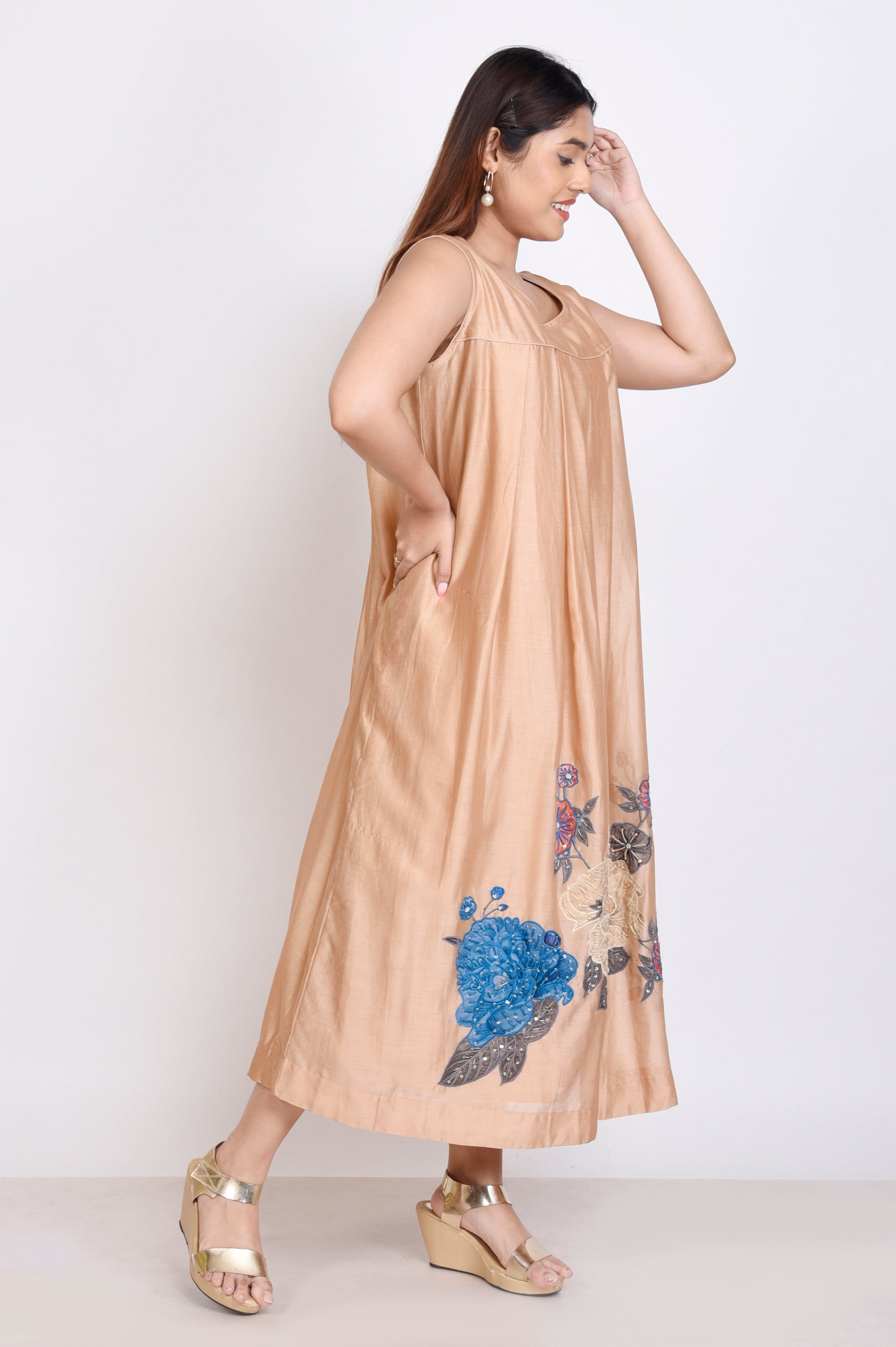 1 Pcs Ankle Length Dress