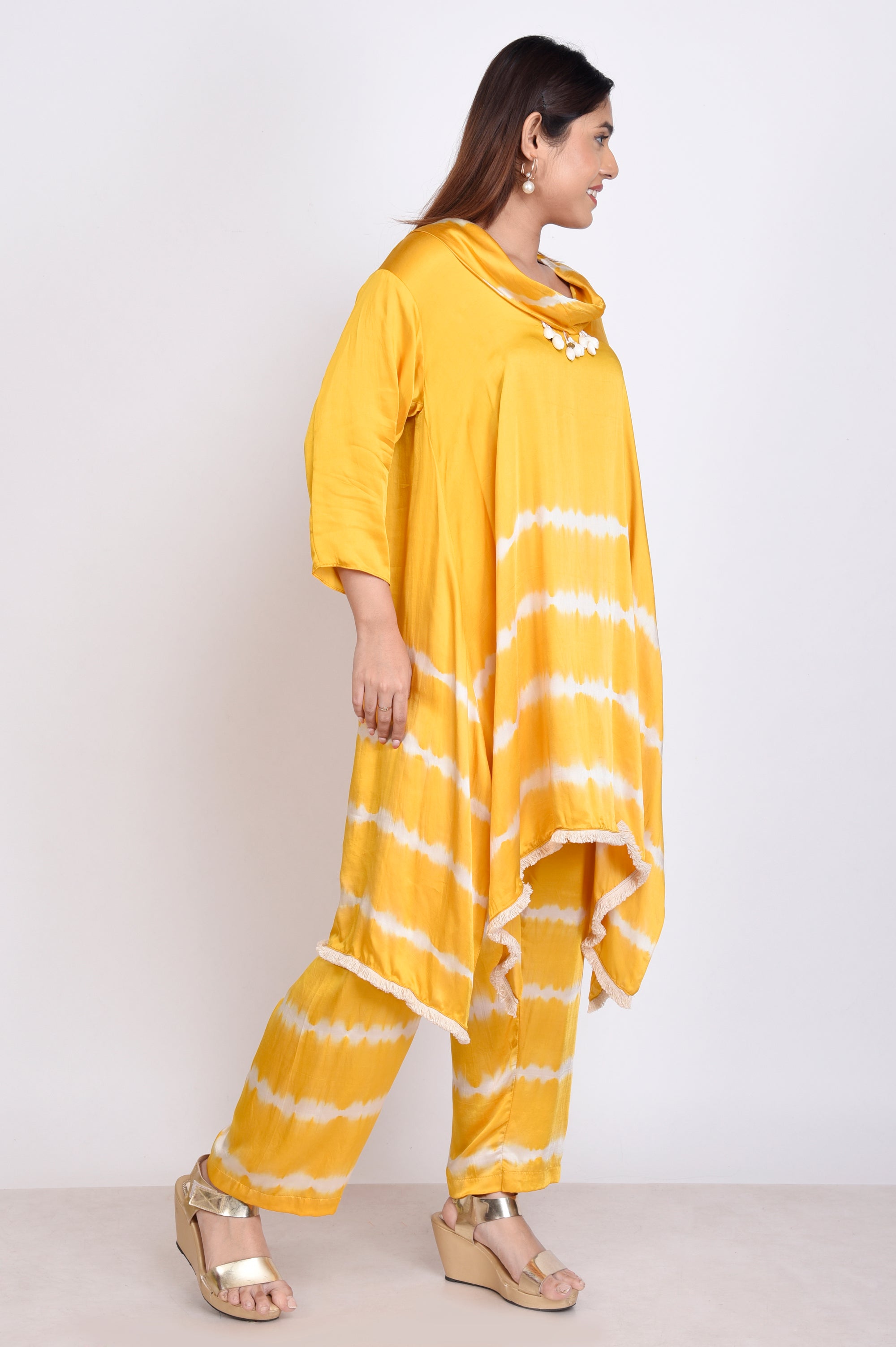 Tie Dye Cowl Neck Co-ord Set
