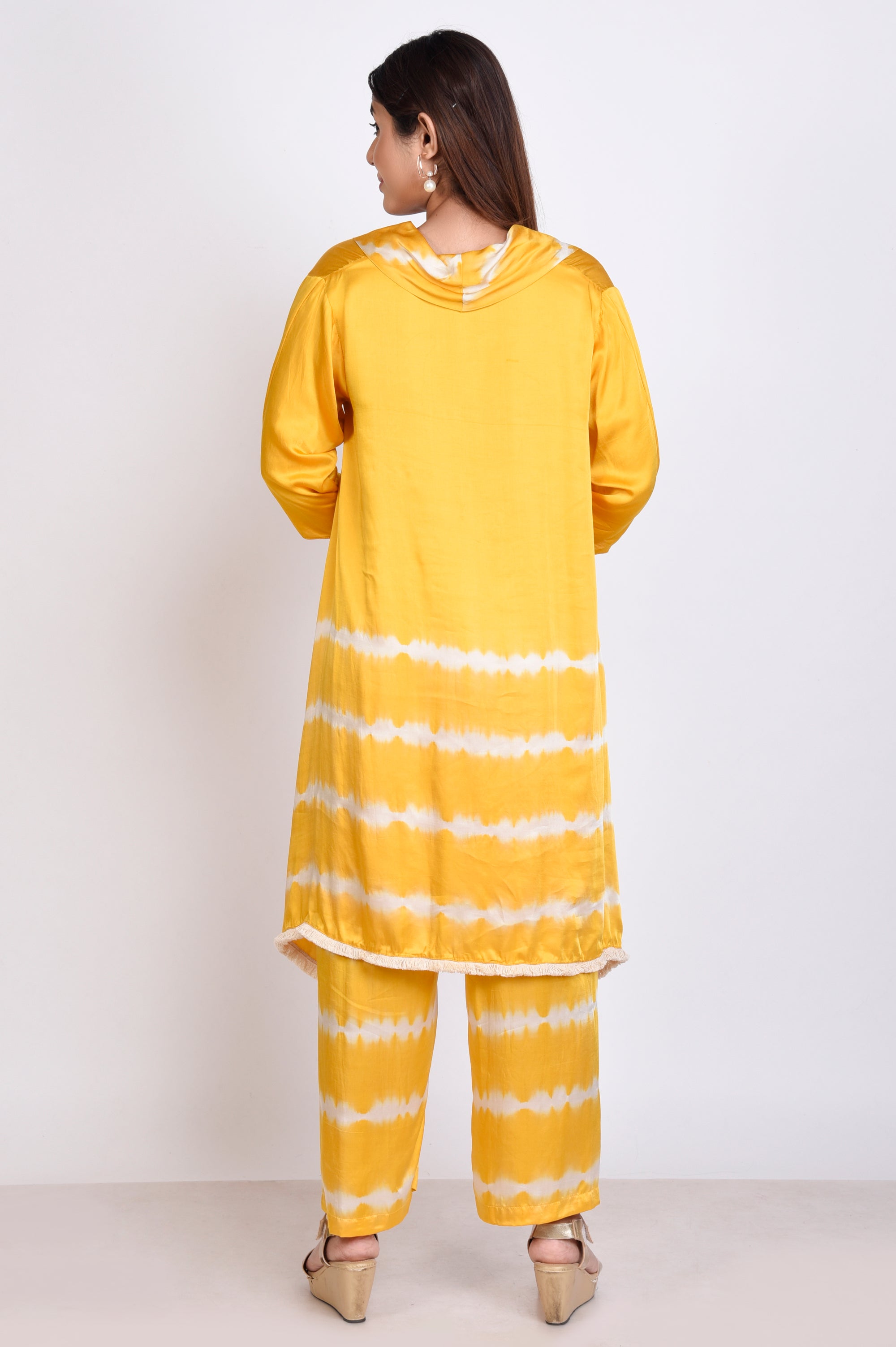 Tie Dye Cowl Neck Co-ord Set