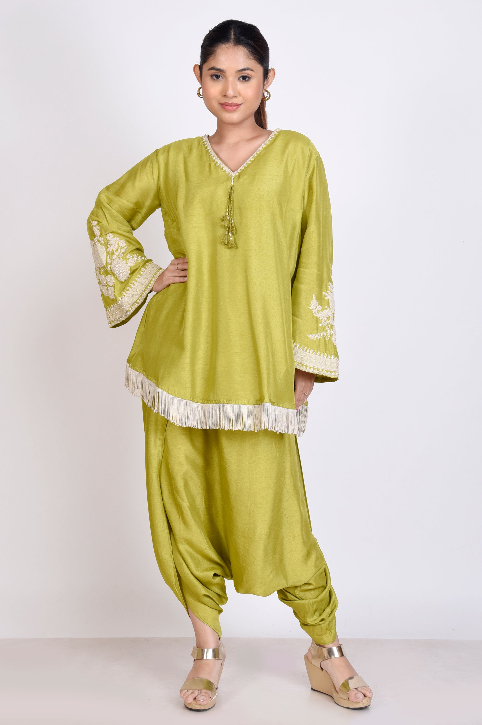 Short Kurta With Harem Pant