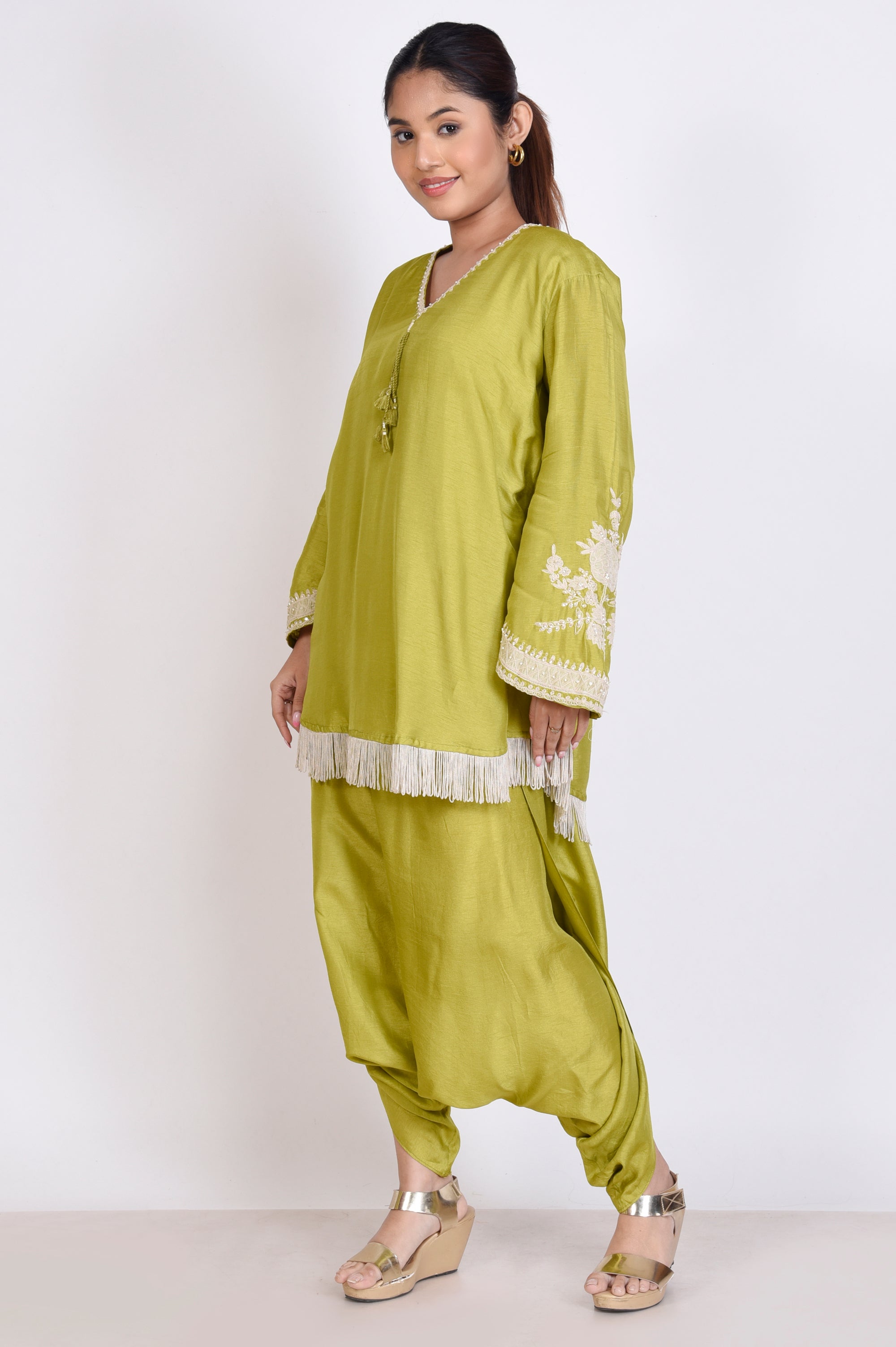 Short Kurta With Harem Pant