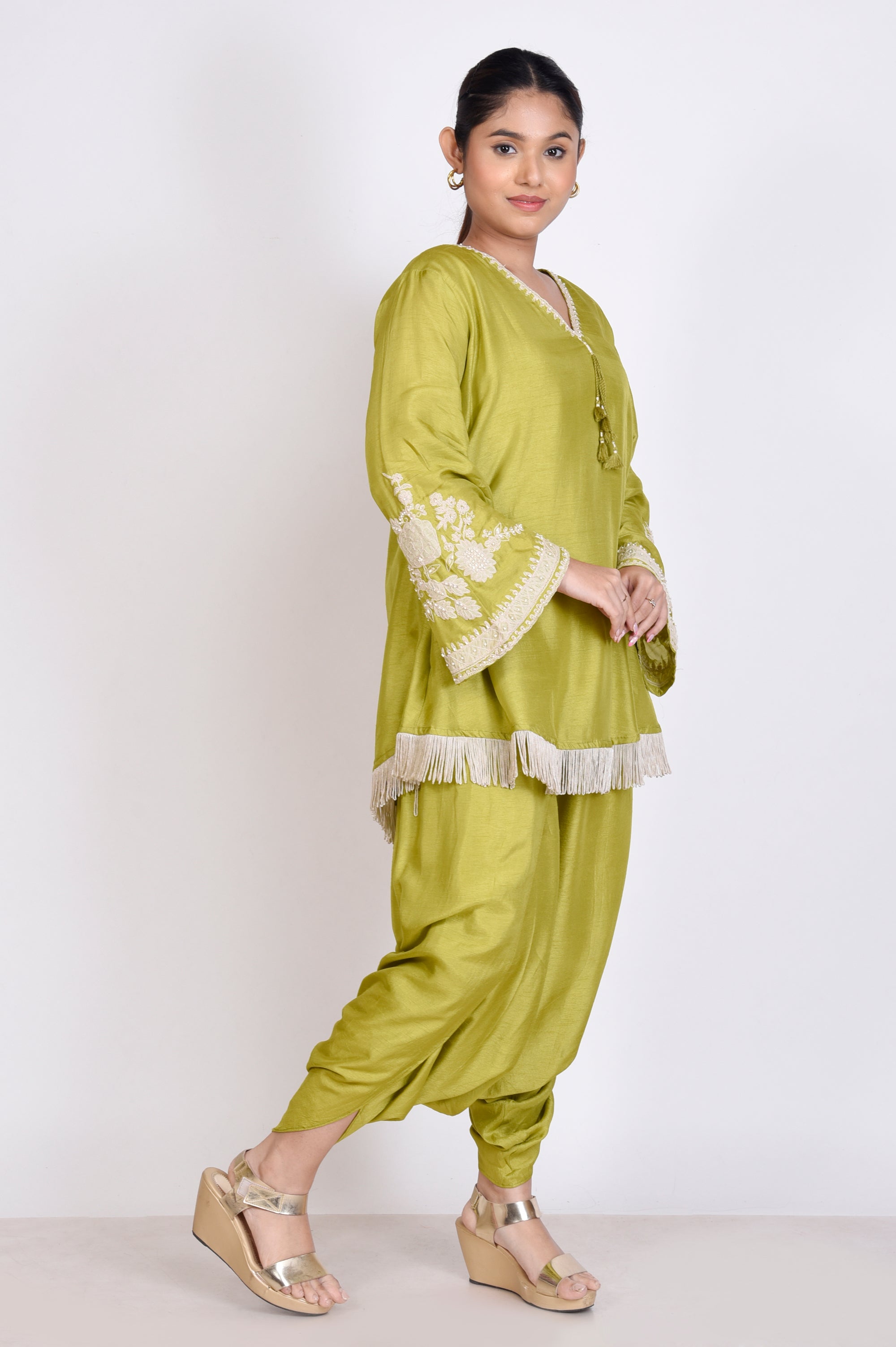 Short Kurta With Harem Pant