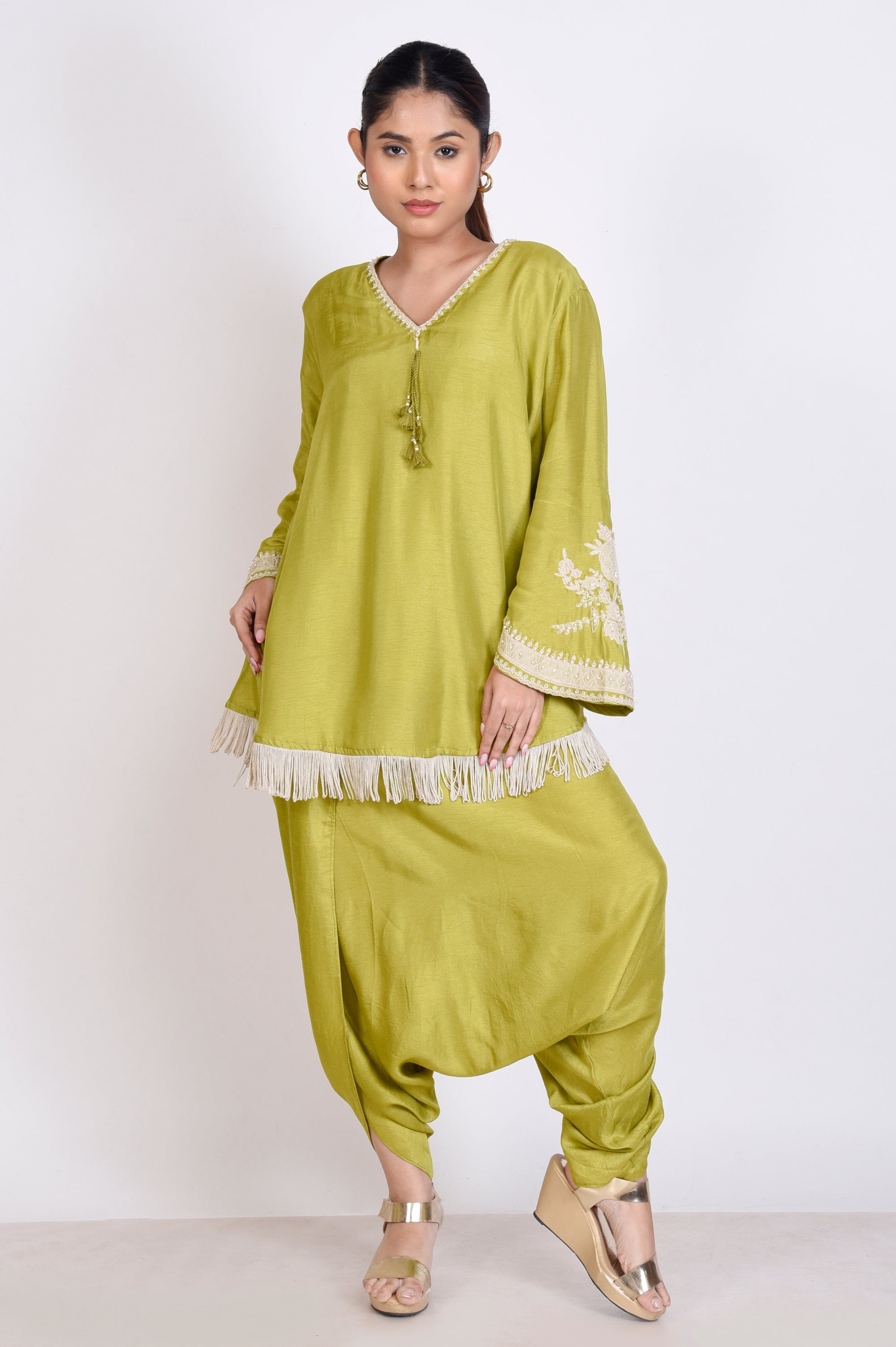 Short Kurta With Harem Pant