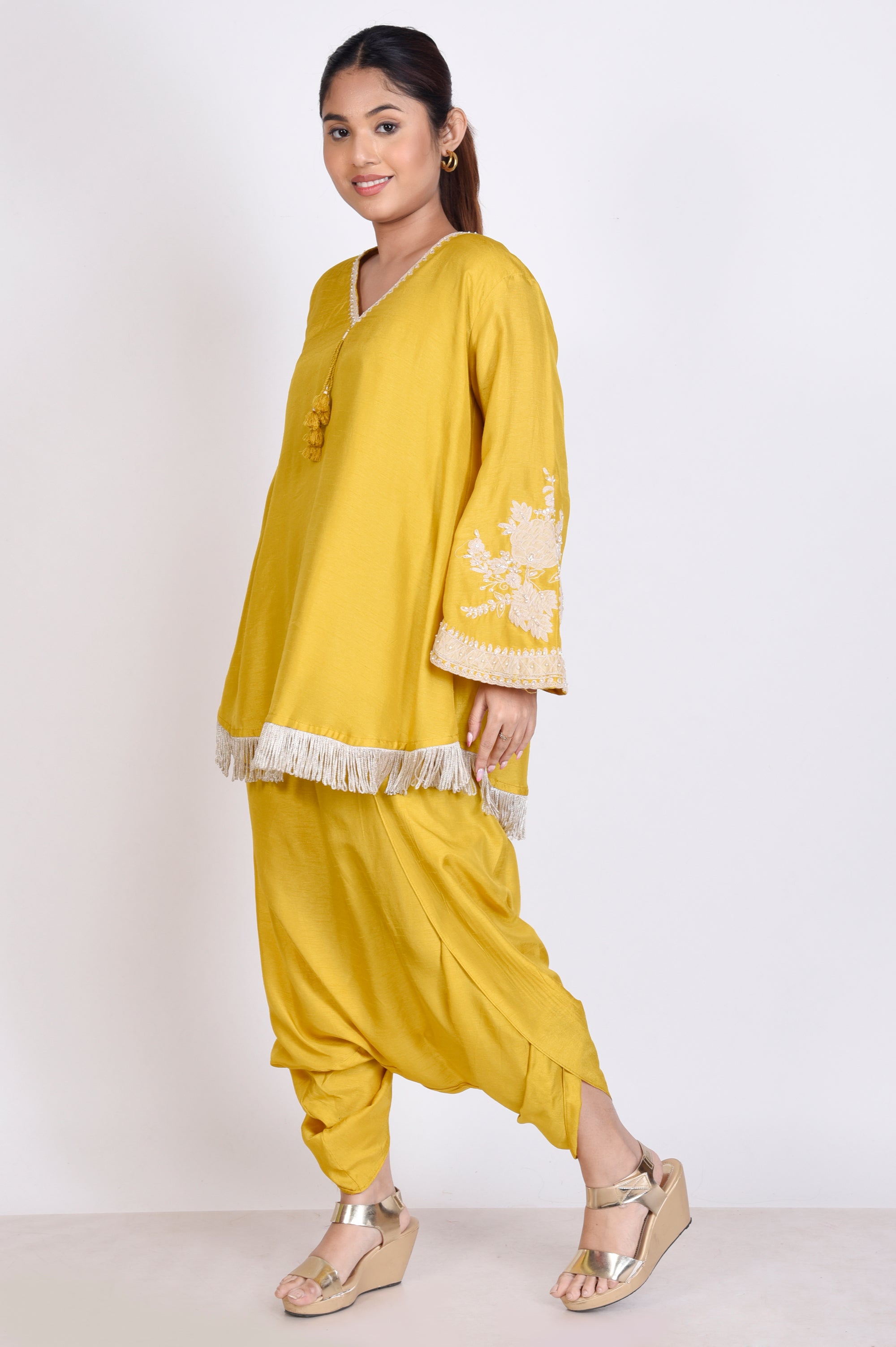 Short Kurta With Harem Pant