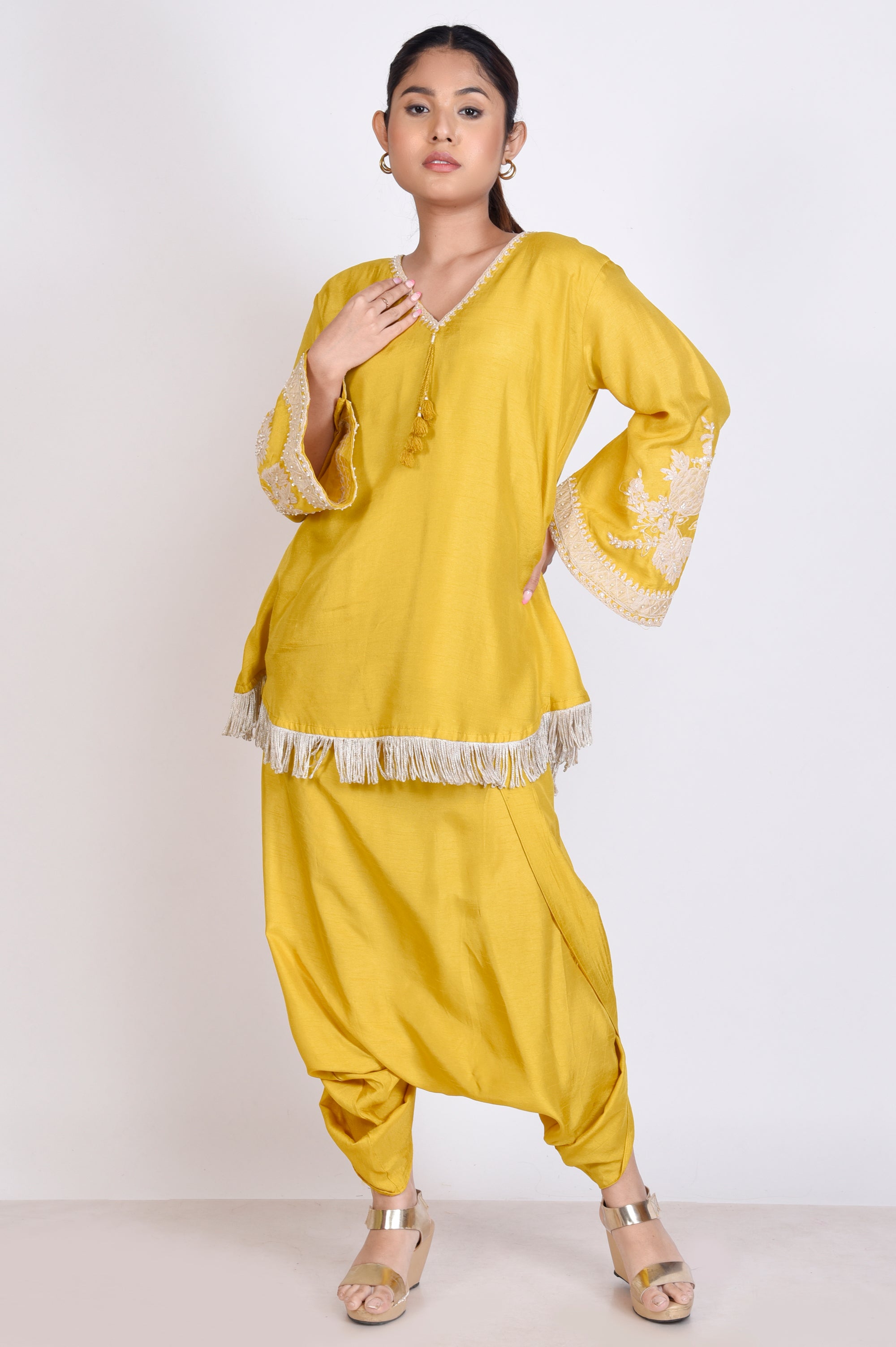 Short Kurta With Harem Pant