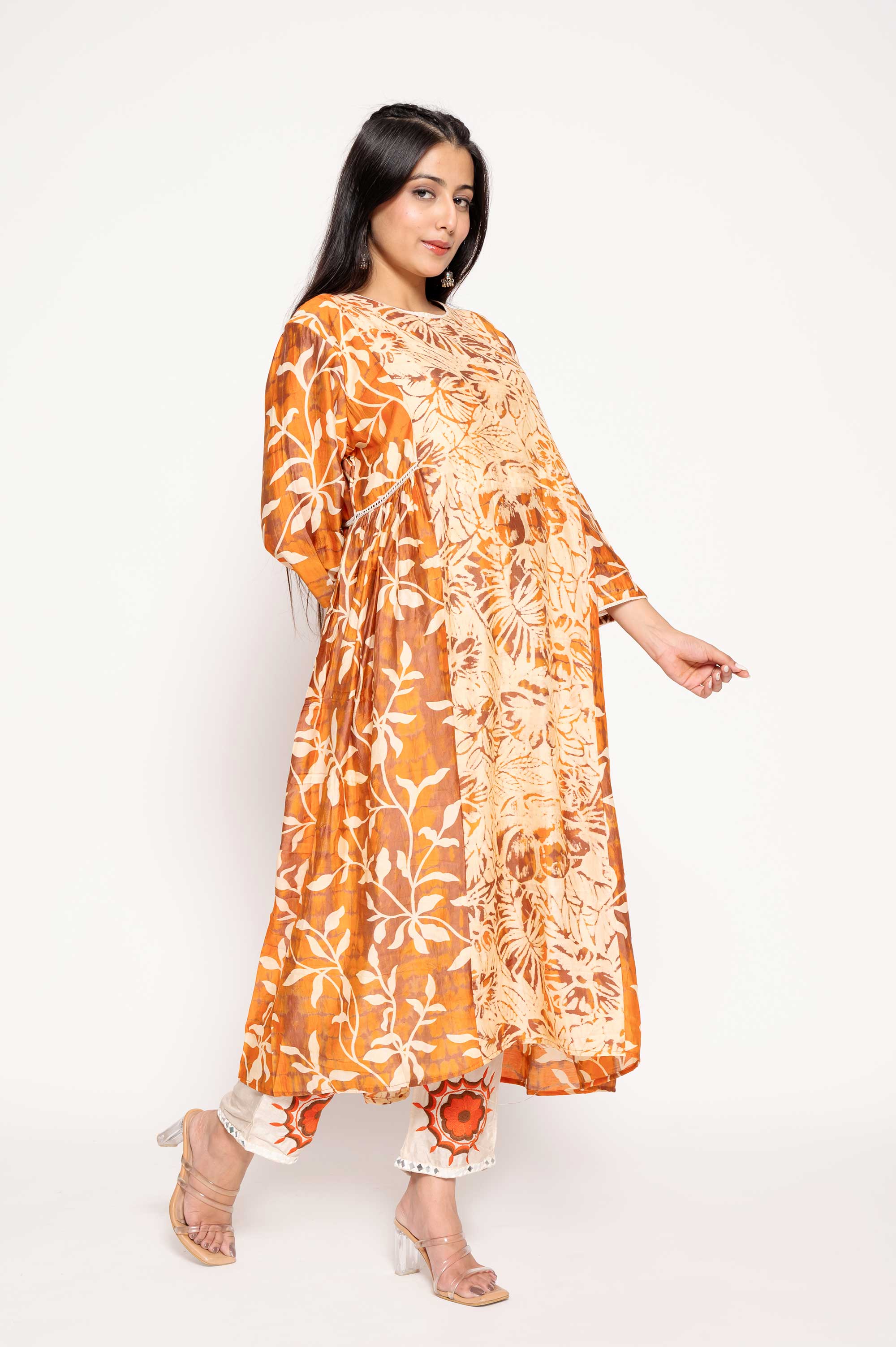 Abstract Print Kurta set