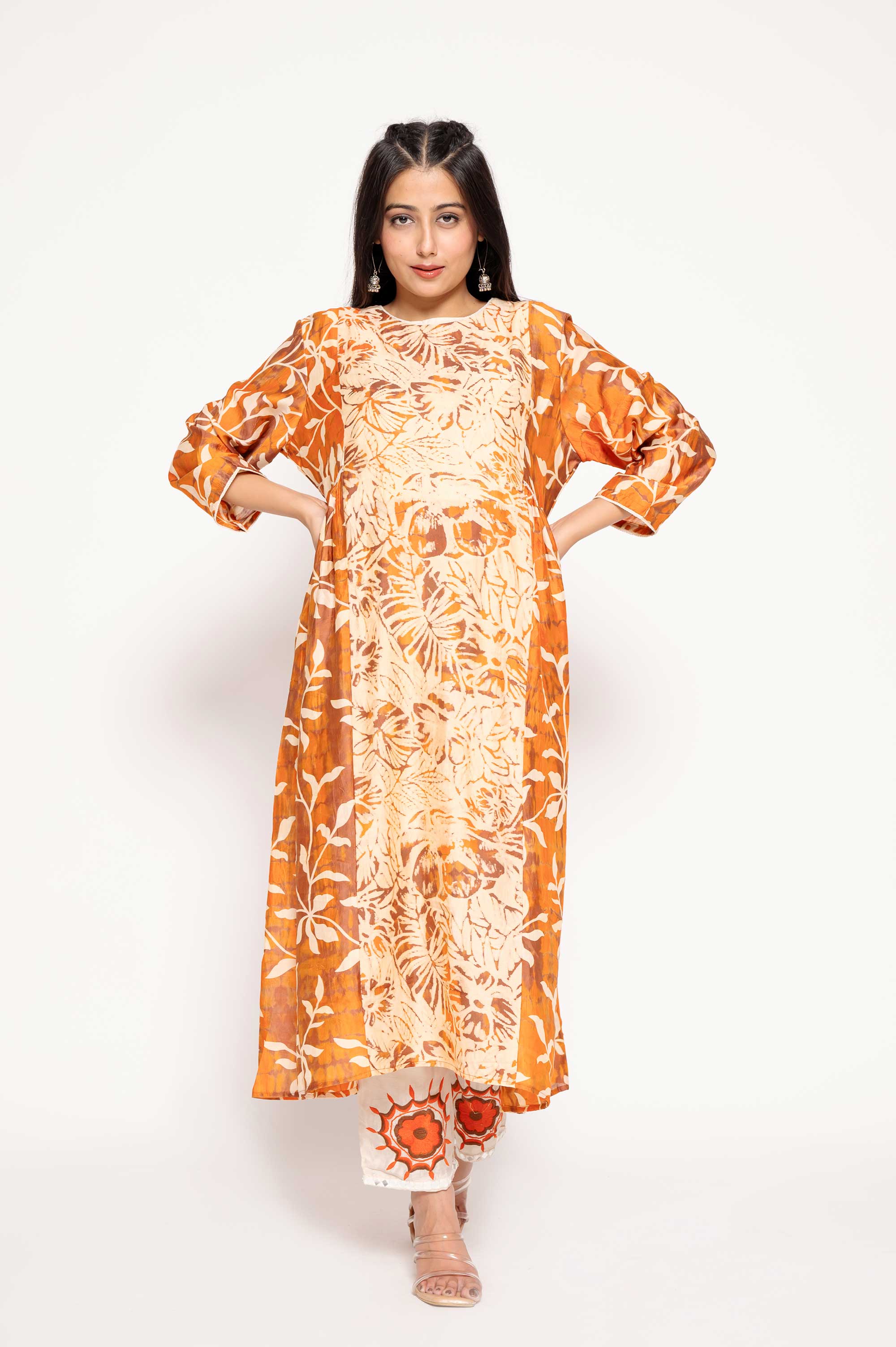 Abstract Print Kurta set