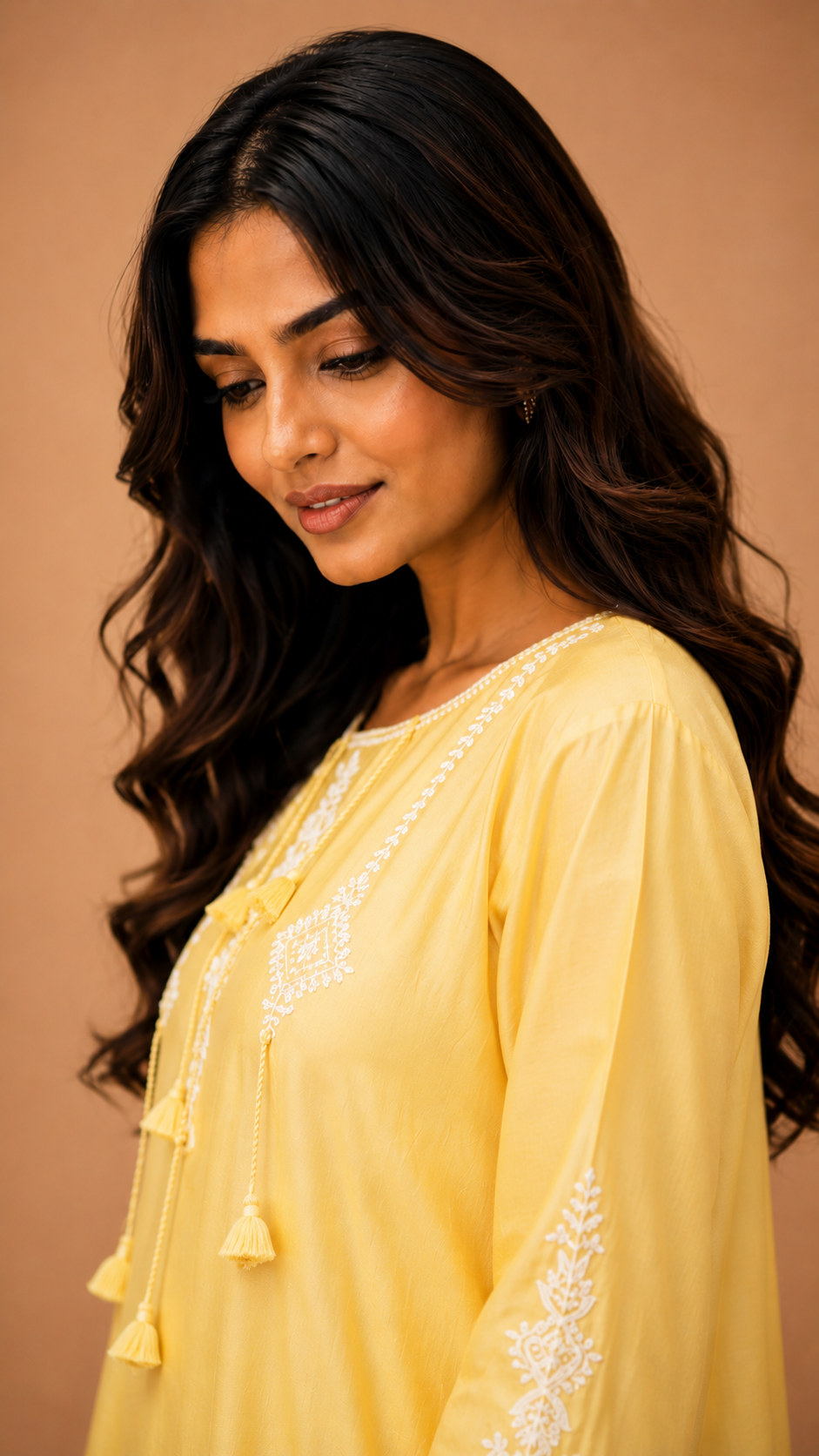 Flared kurta with pant traditional ware