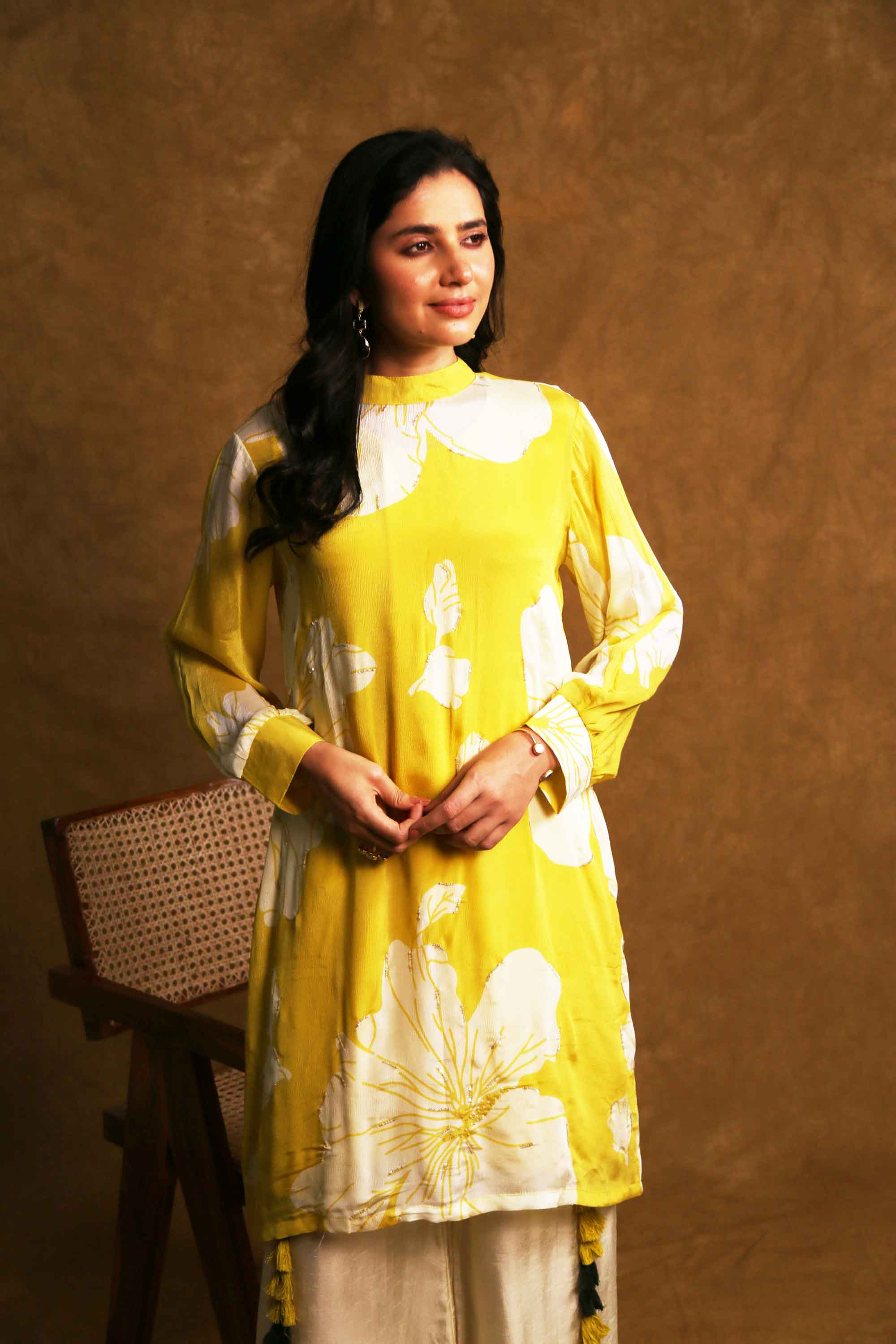 Soft Floral Kurta Set