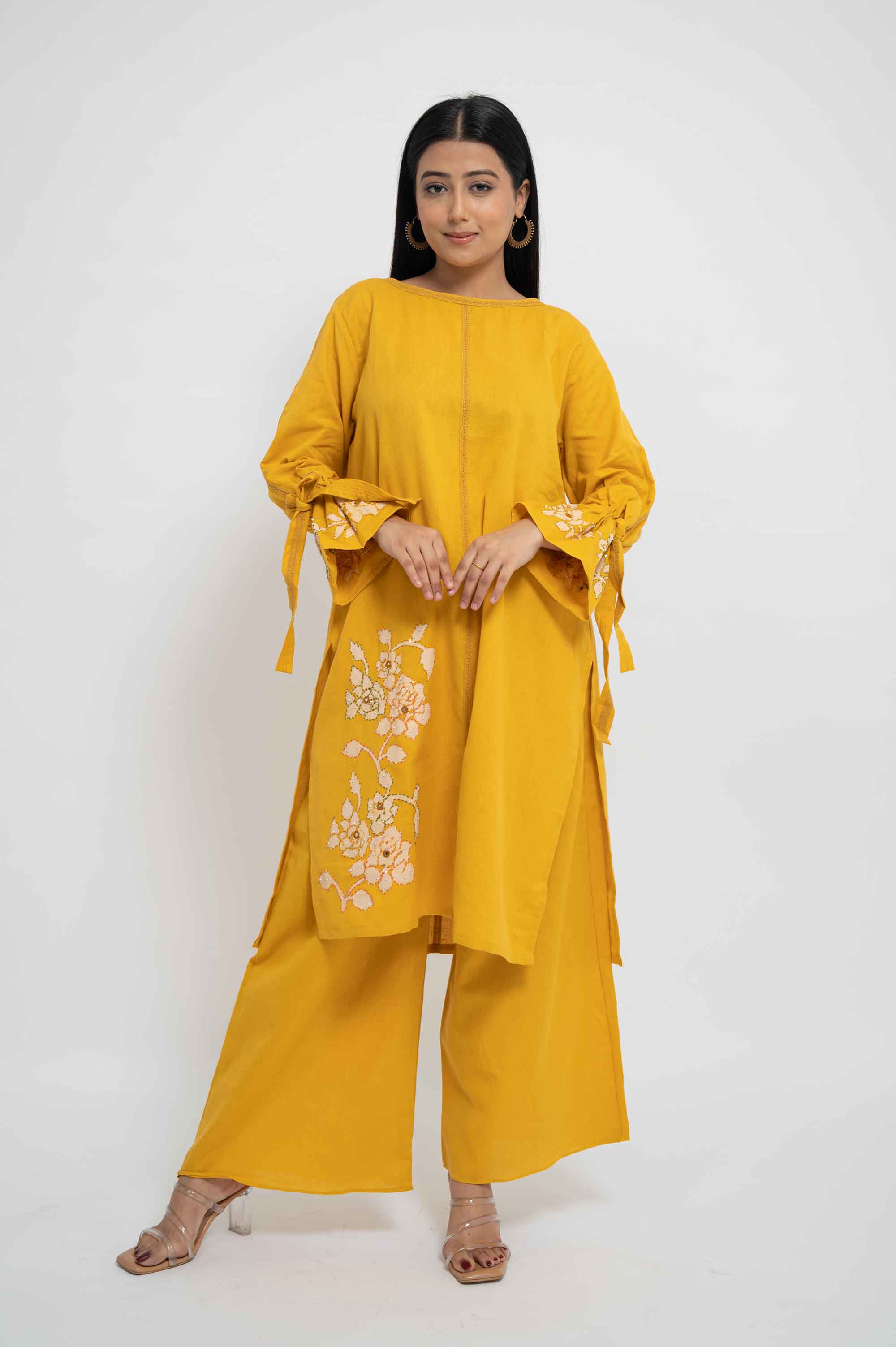 Appliqued Urban Kurta set