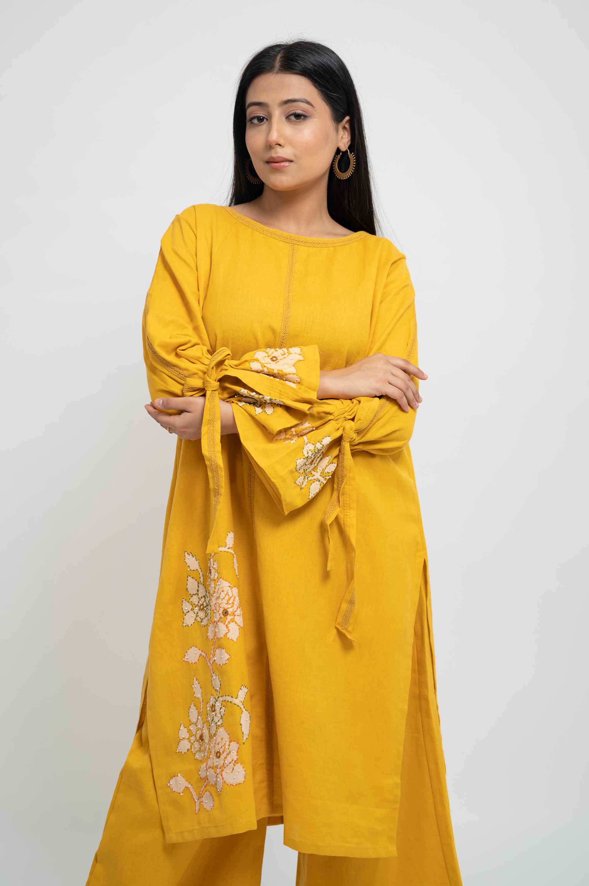 Appliqued Urban Kurta set