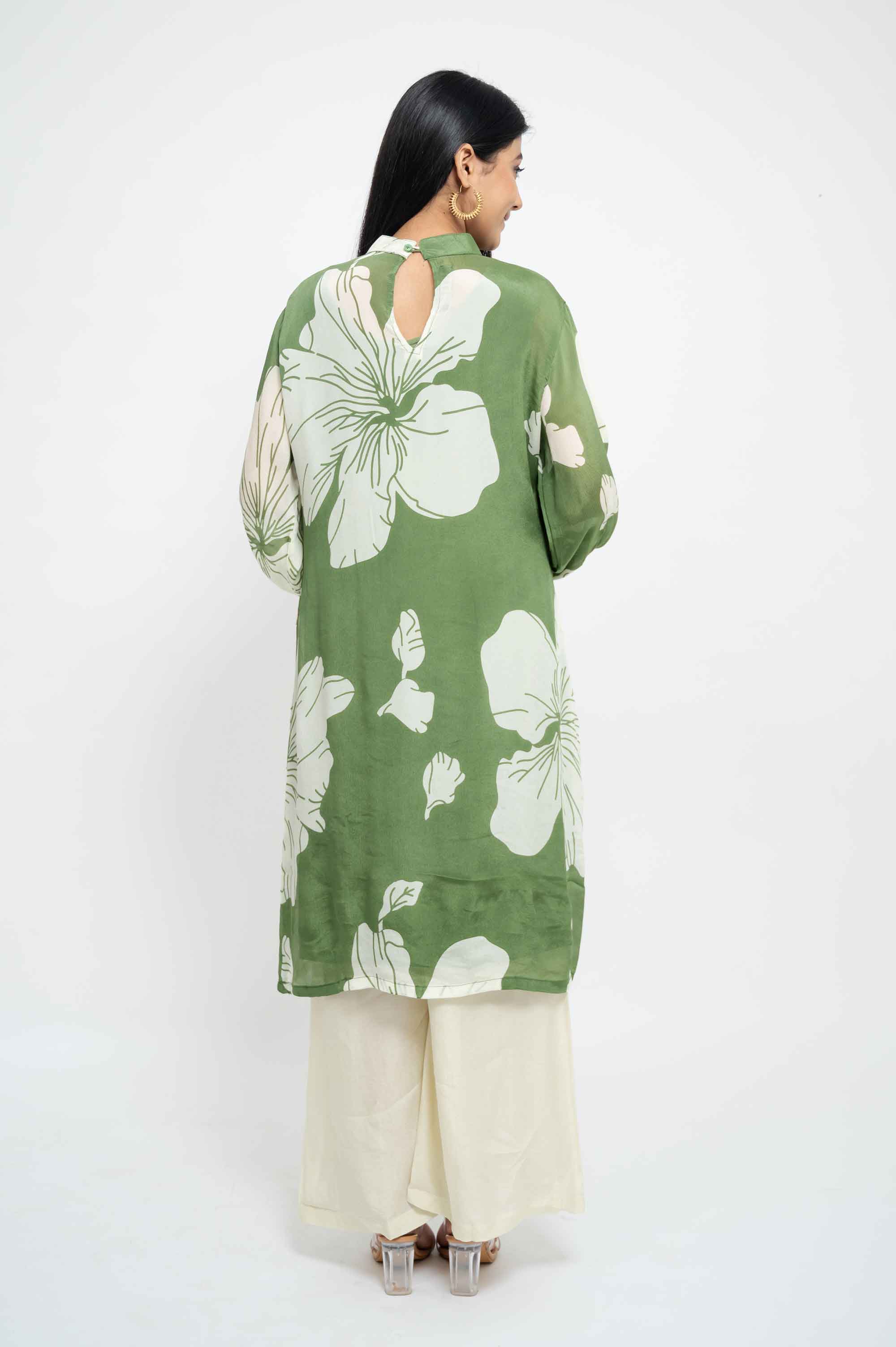 Soft Floral Kurta Set