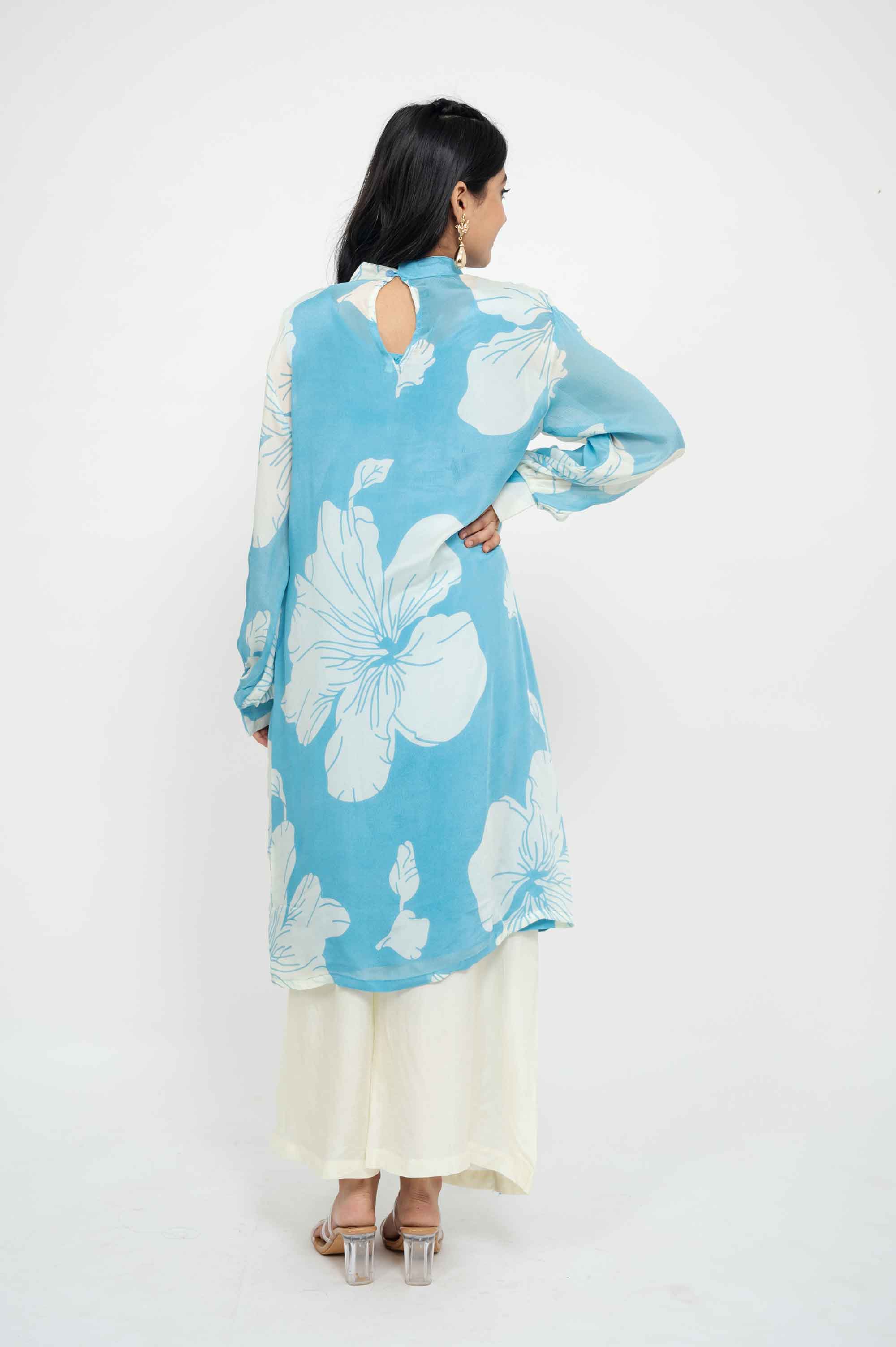 Soft Floral Kurta Set