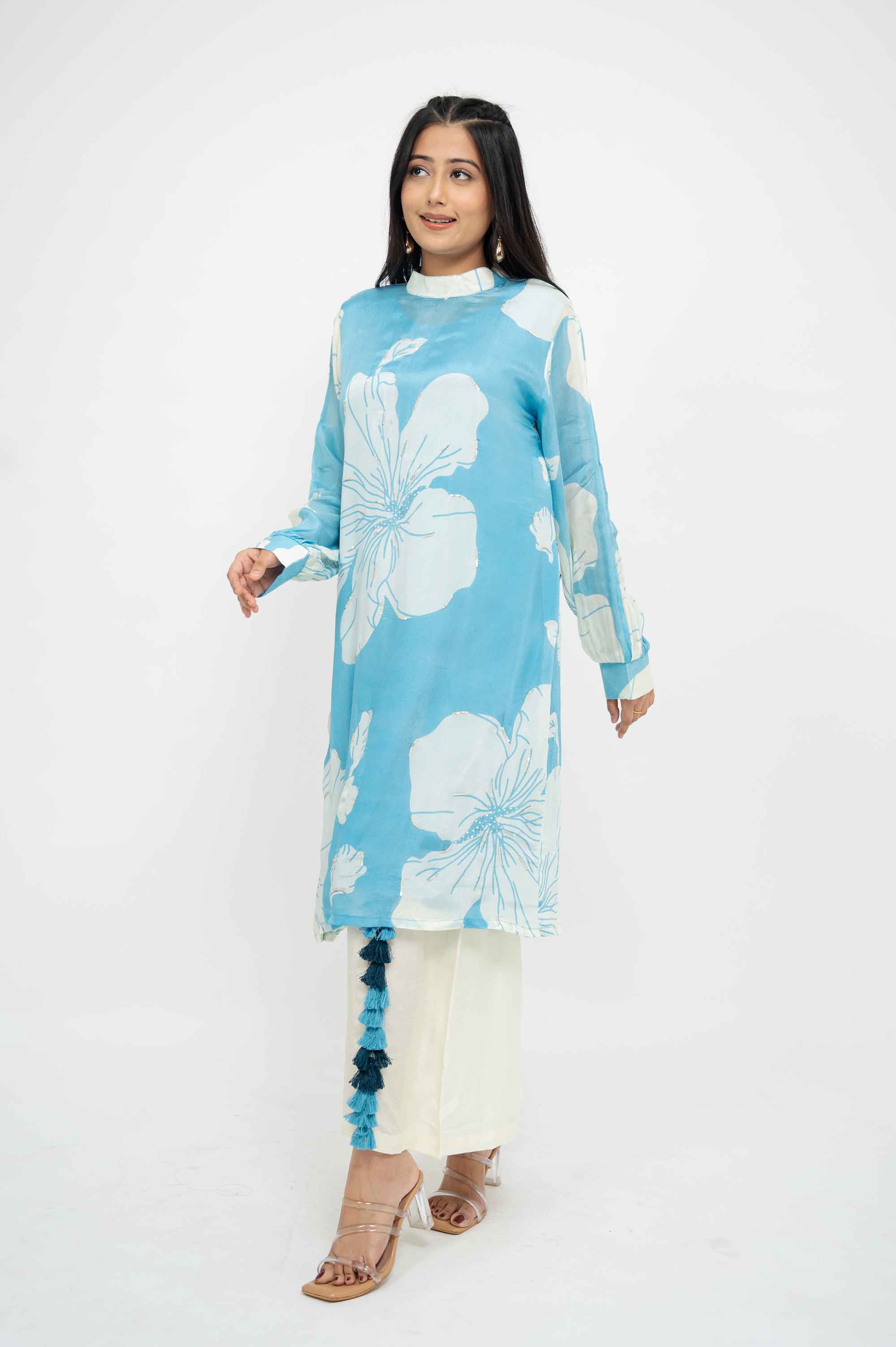 Soft Floral Kurta Set