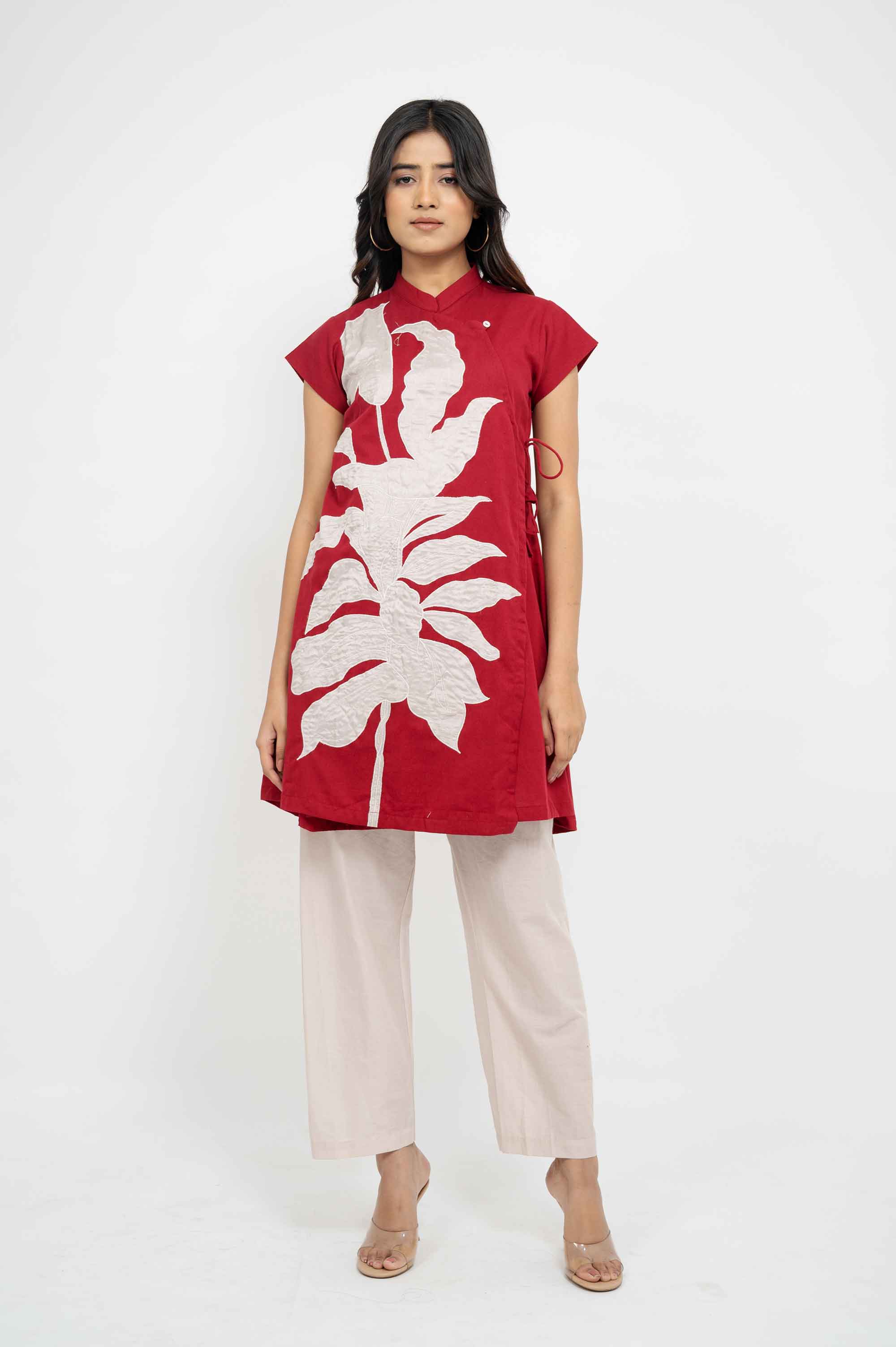 Bold Leaf Applique Coord