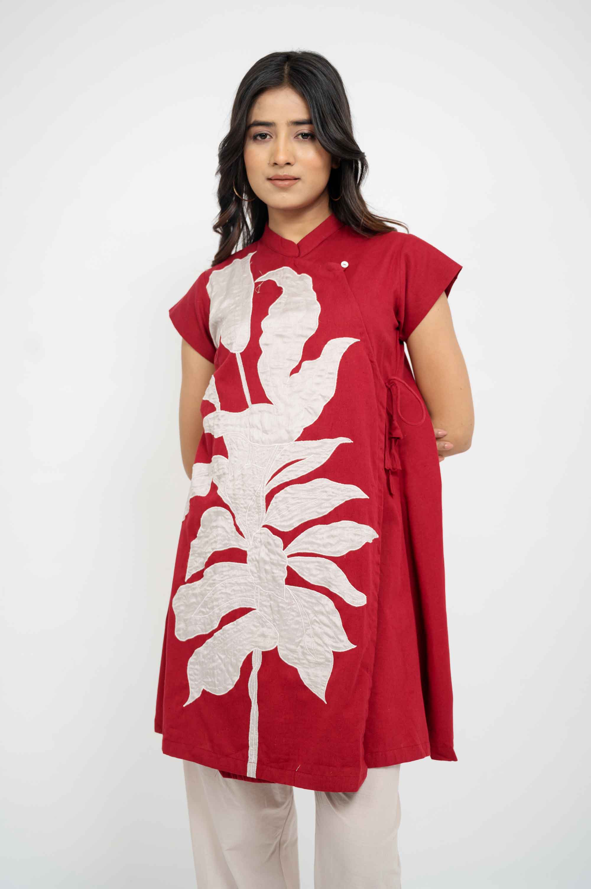 Bold Leaf Applique Coord