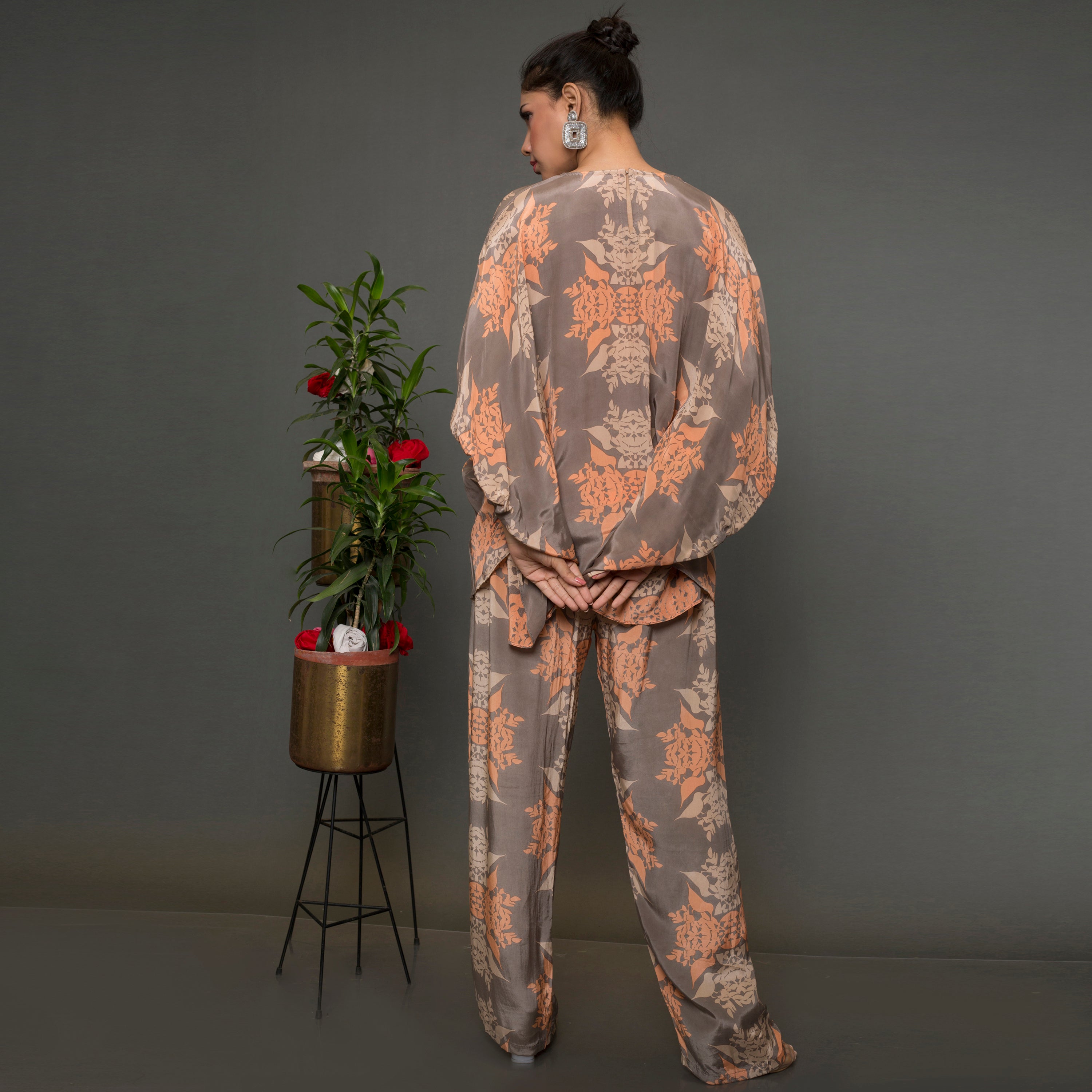 Printed Kaftan Co Ord Set