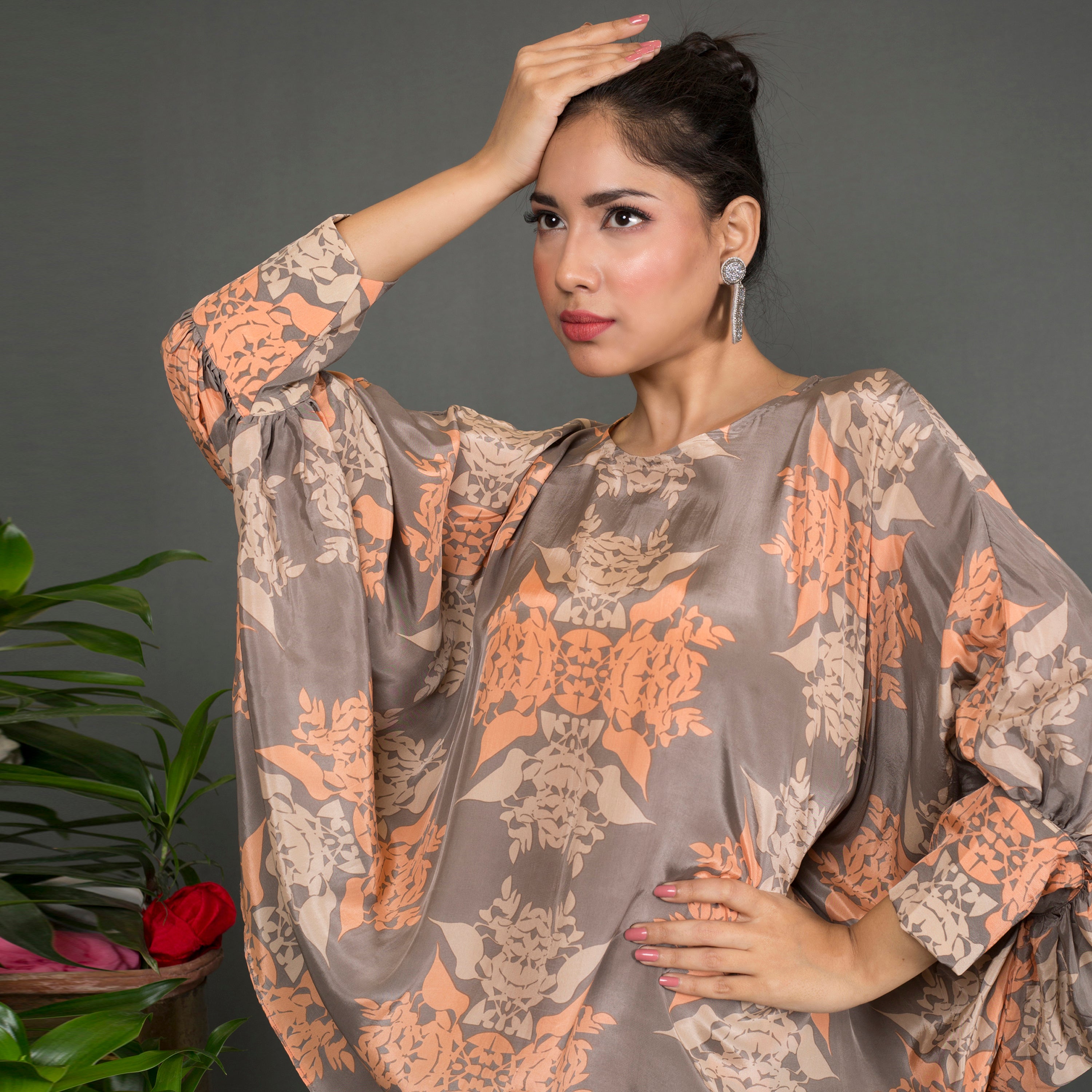 Printed Kaftan Co Ord Set